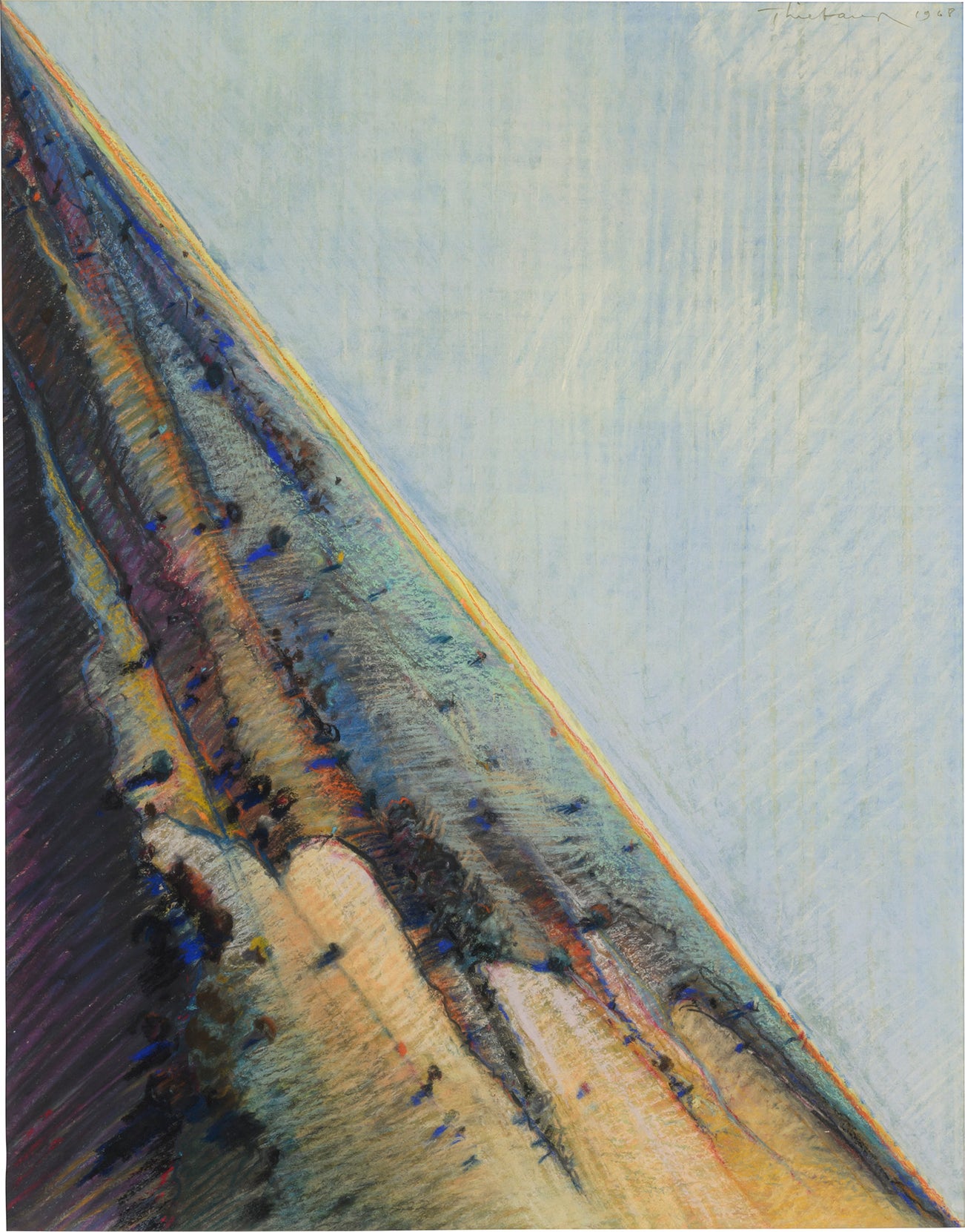 <p><strong>WAYNE THIEBAUD</strong> <em>Plain Diagonal Ridge,</em> $120,000 – 180,000</p>