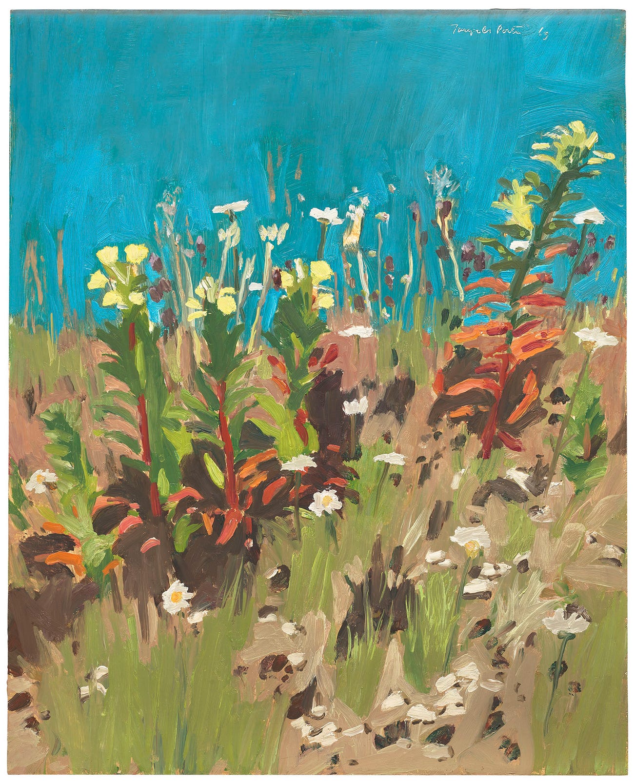 <p><strong>FAIRFIELD PORTER</strong><em> Flowers on a Bank, </em>$50,000–70,000</p>