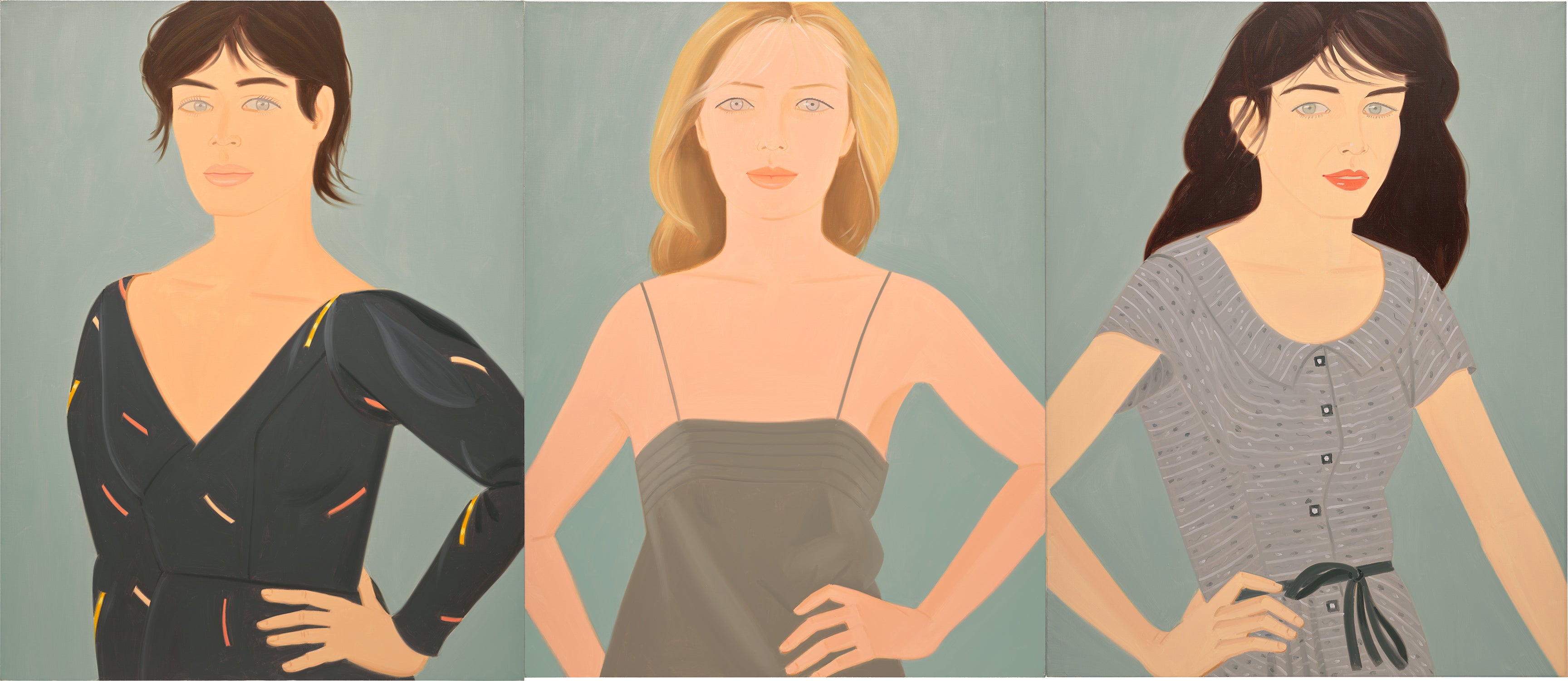 alex katz grey dress Grey Dress (1992) by Alex Katz
