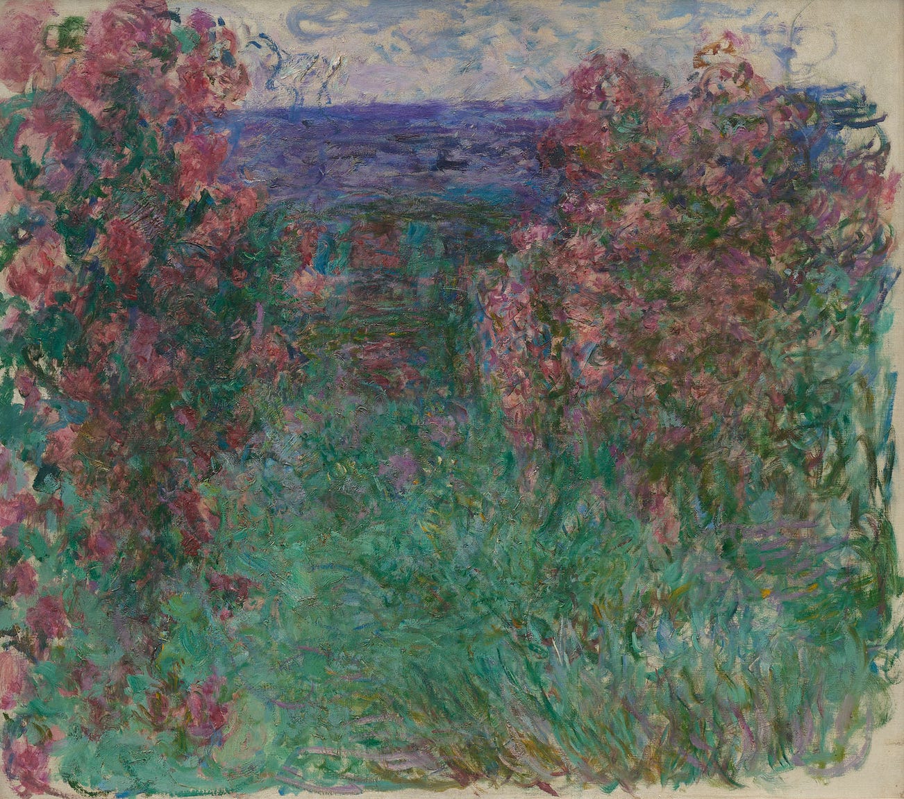 <p><strong>CLAUDE MONET</strong> <em>La Maison dans les roses,</em> $2,000,000 – 4,000,000</p>