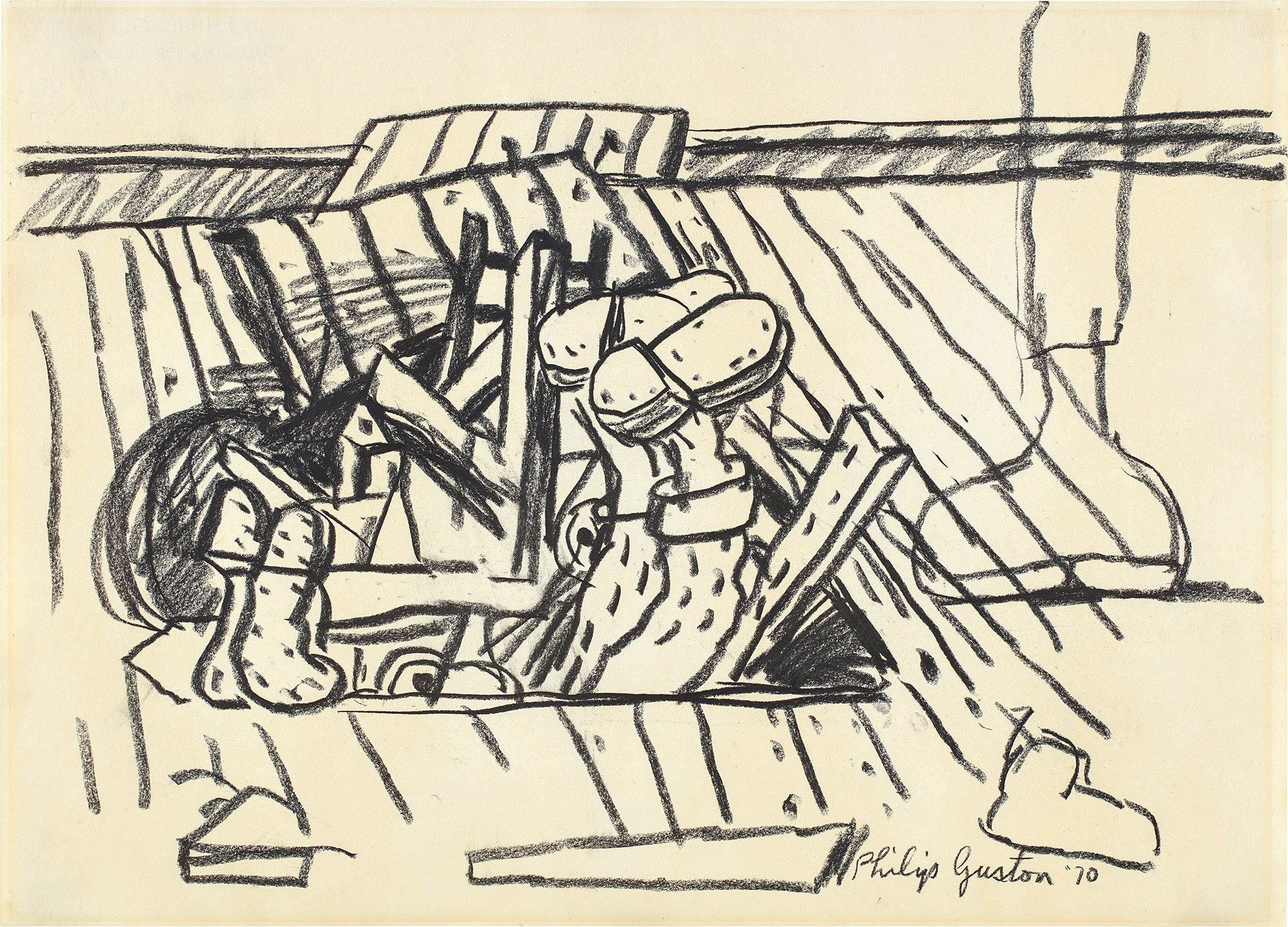 Philip Guston ポストカードセット Signed Phillip Guston Print 36x30 Inches | eBay