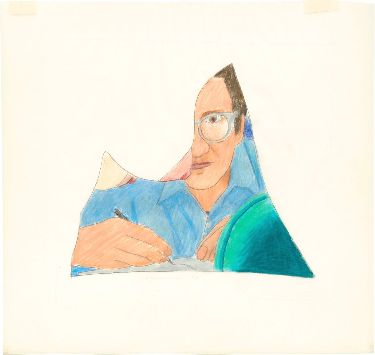 Study for Self Portrait While Drawing
