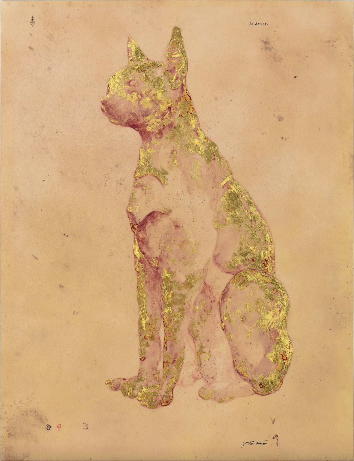 Gold Cat From Egypt
