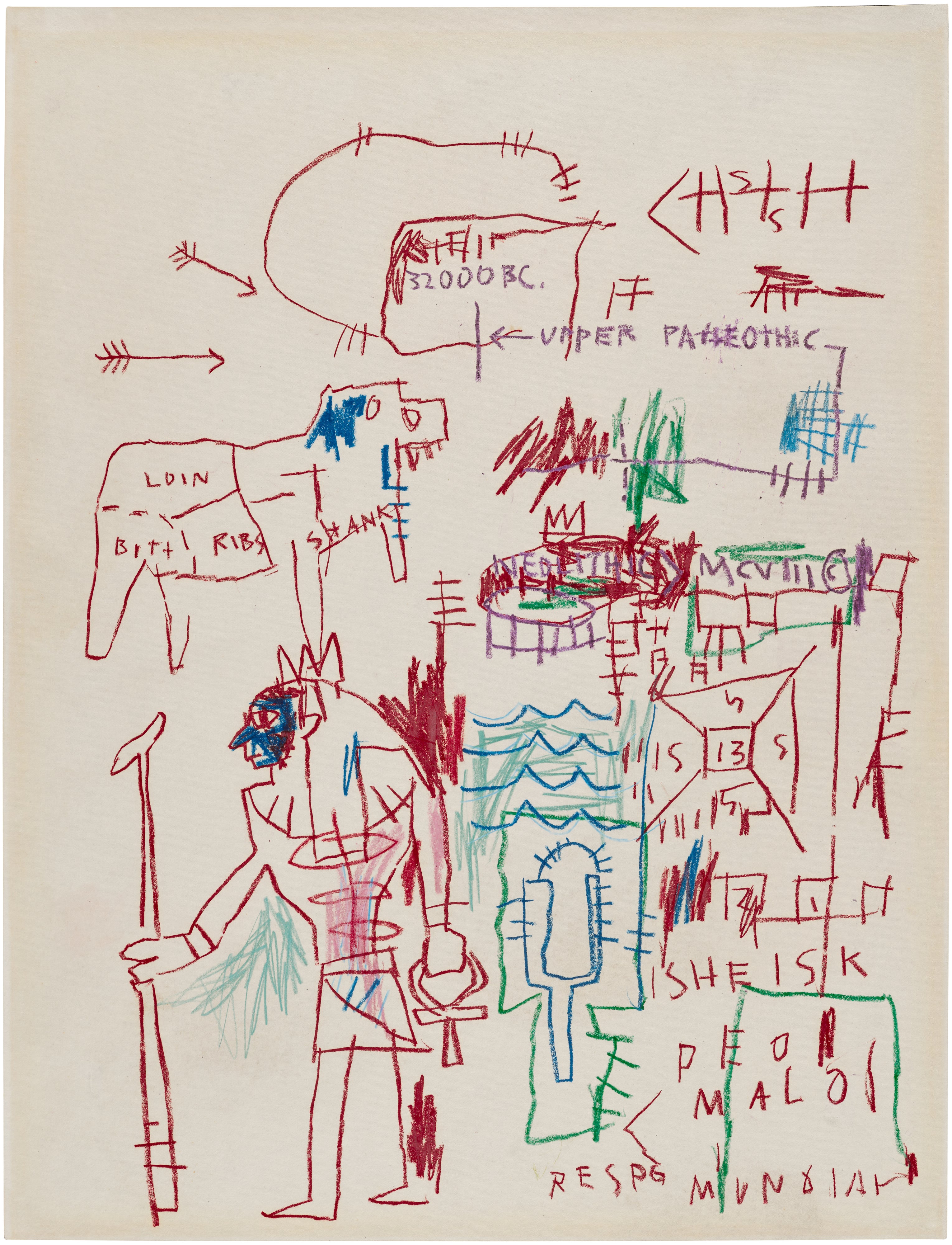 アート・デザイン・音楽 JEAN-MICHEL BASQUIAT DRAWINGS Jean-Michel Basquiat: Works for Sale, Upcoming Auctions & Past Results