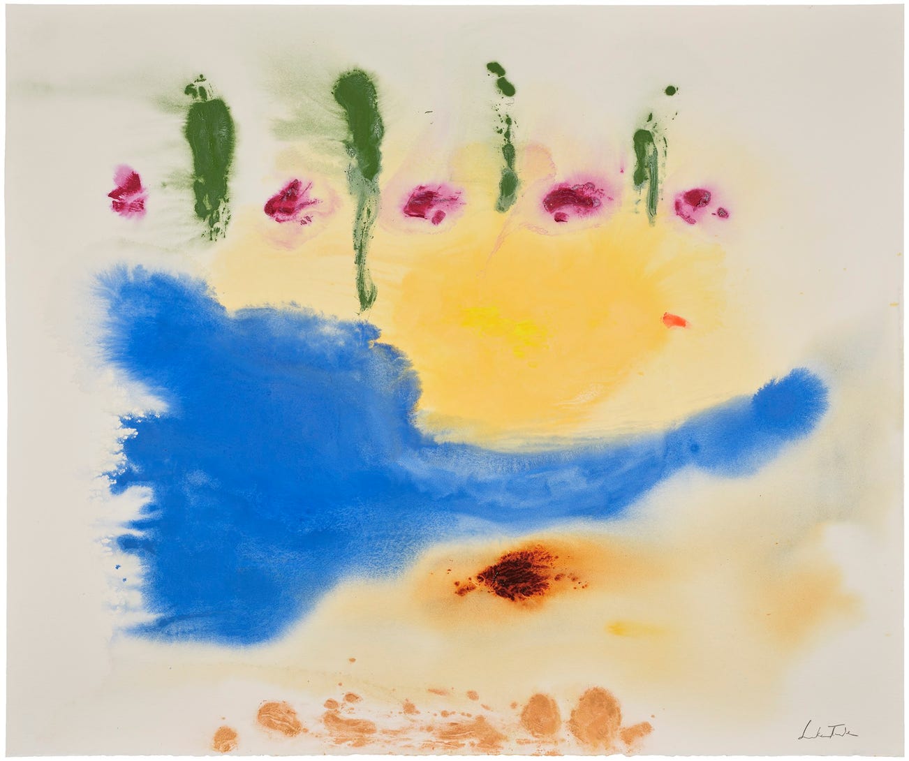 <p><strong>HELEN FRANKENTHALER</strong> <em>Untitled,</em> 1997</p>