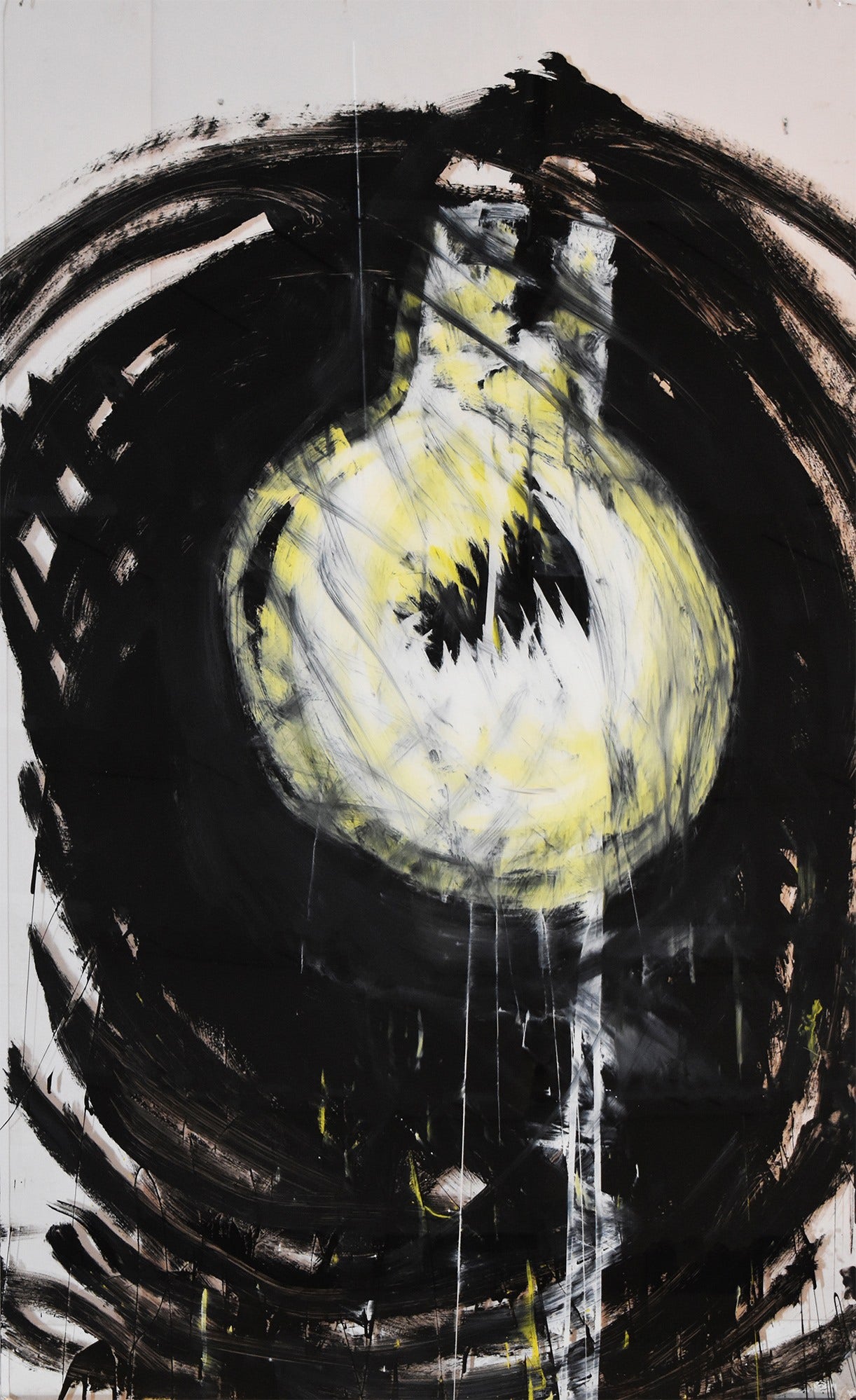 <p><strong>RAYMOND PETTIBON</strong>&nbsp;<em>No Title (Lightbulb),</em>&nbsp;1990</p>
