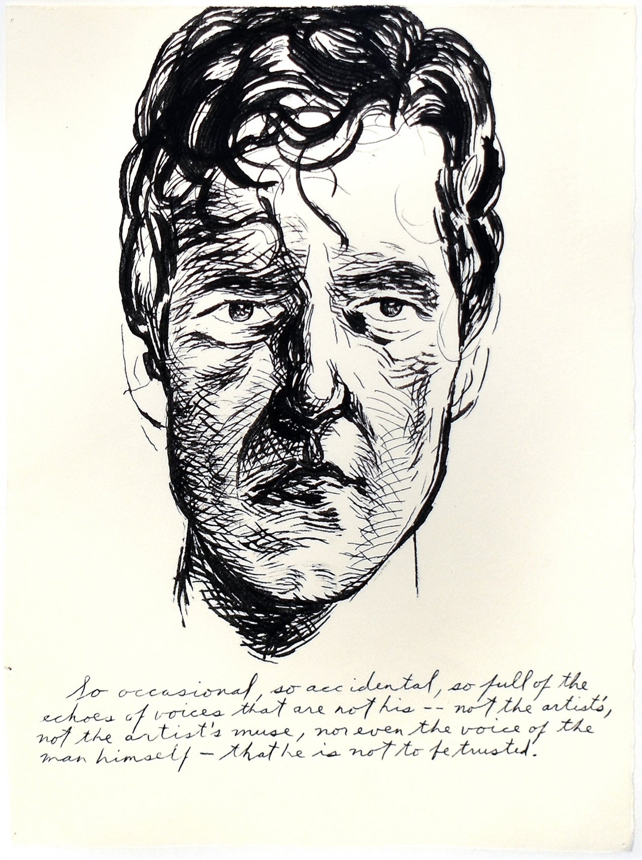 <p><strong>RAYMOND PETTIBON</strong>&nbsp;<em>No Title (So occasional, so...),</em>&nbsp;1992</p>
