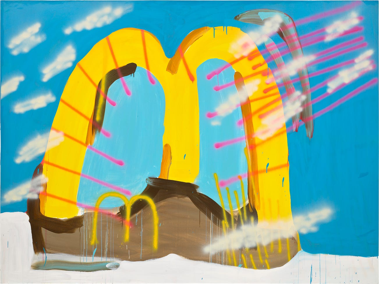 <p><strong>KATHERINE BERNHARDT</strong> <em>When Hell Freezes Over, </em>2002</p>
