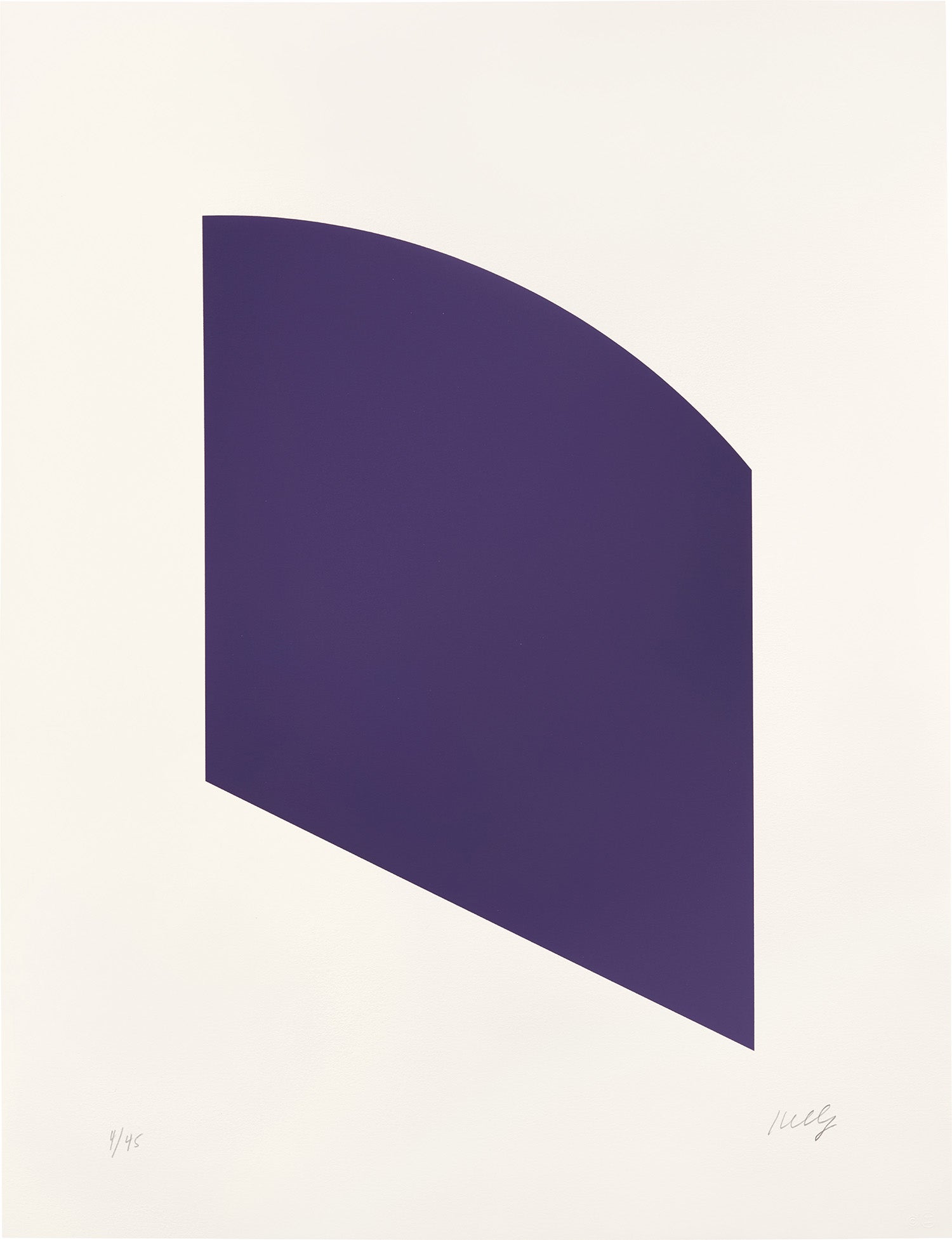 Purple, from Fourth Curve series
