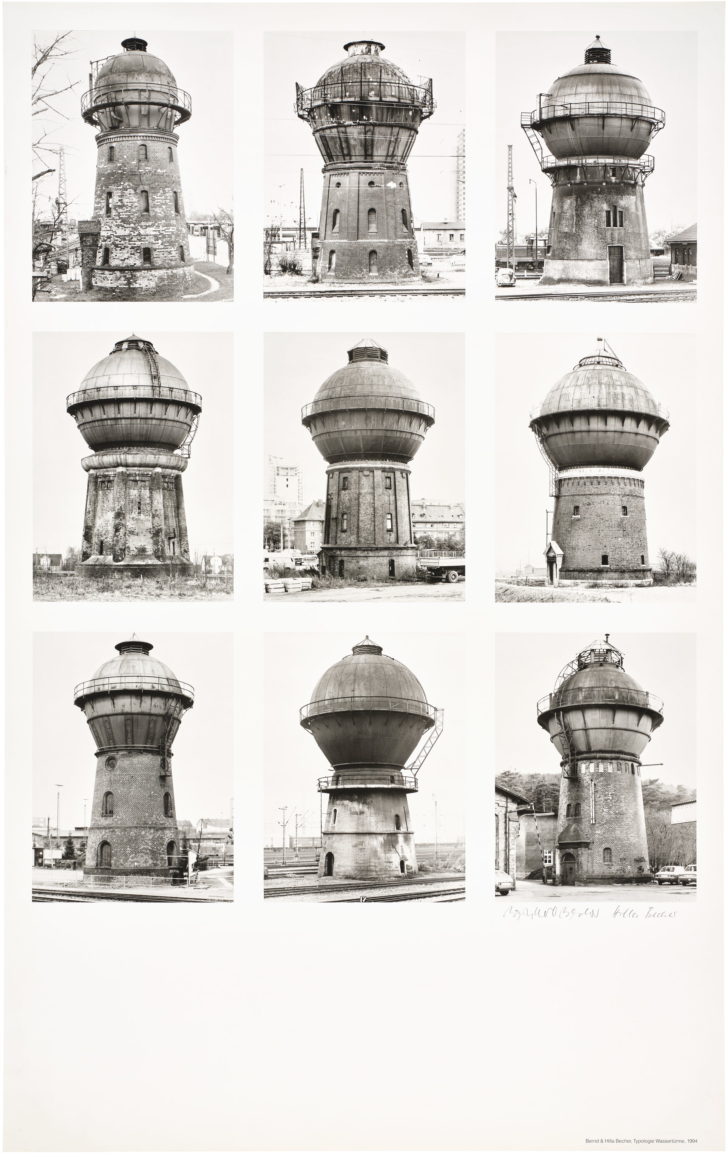 Bernd und Hilla Becher Wassertürme 写真集 Bernd and Hilla Becher