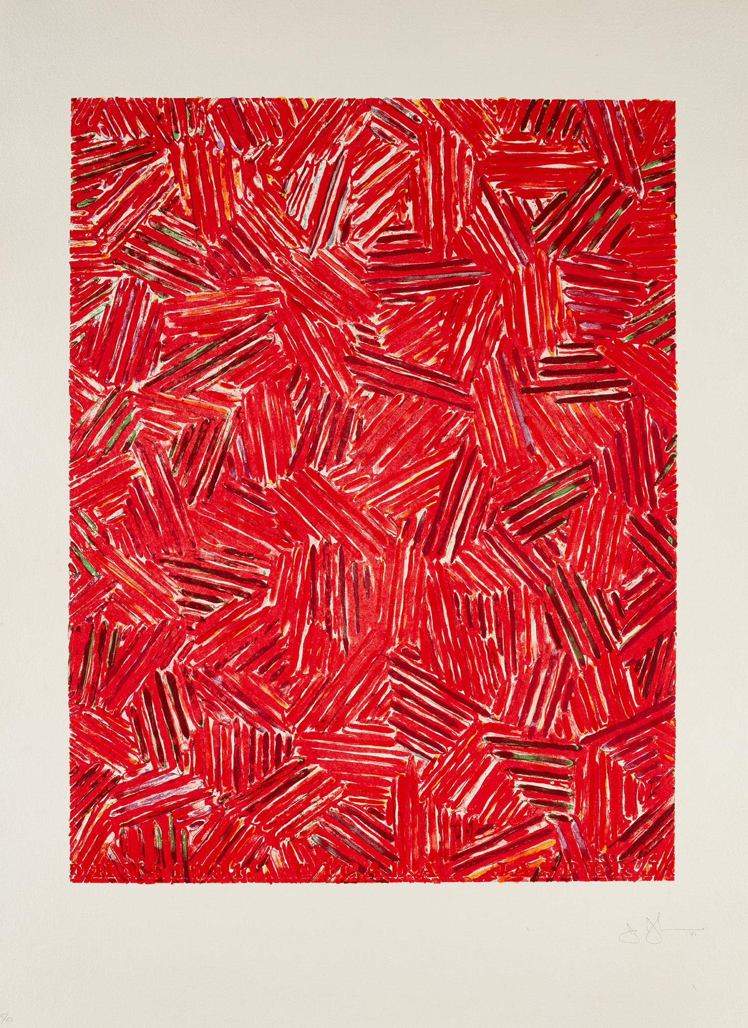 Jasper Johns Editions & Works on Paper