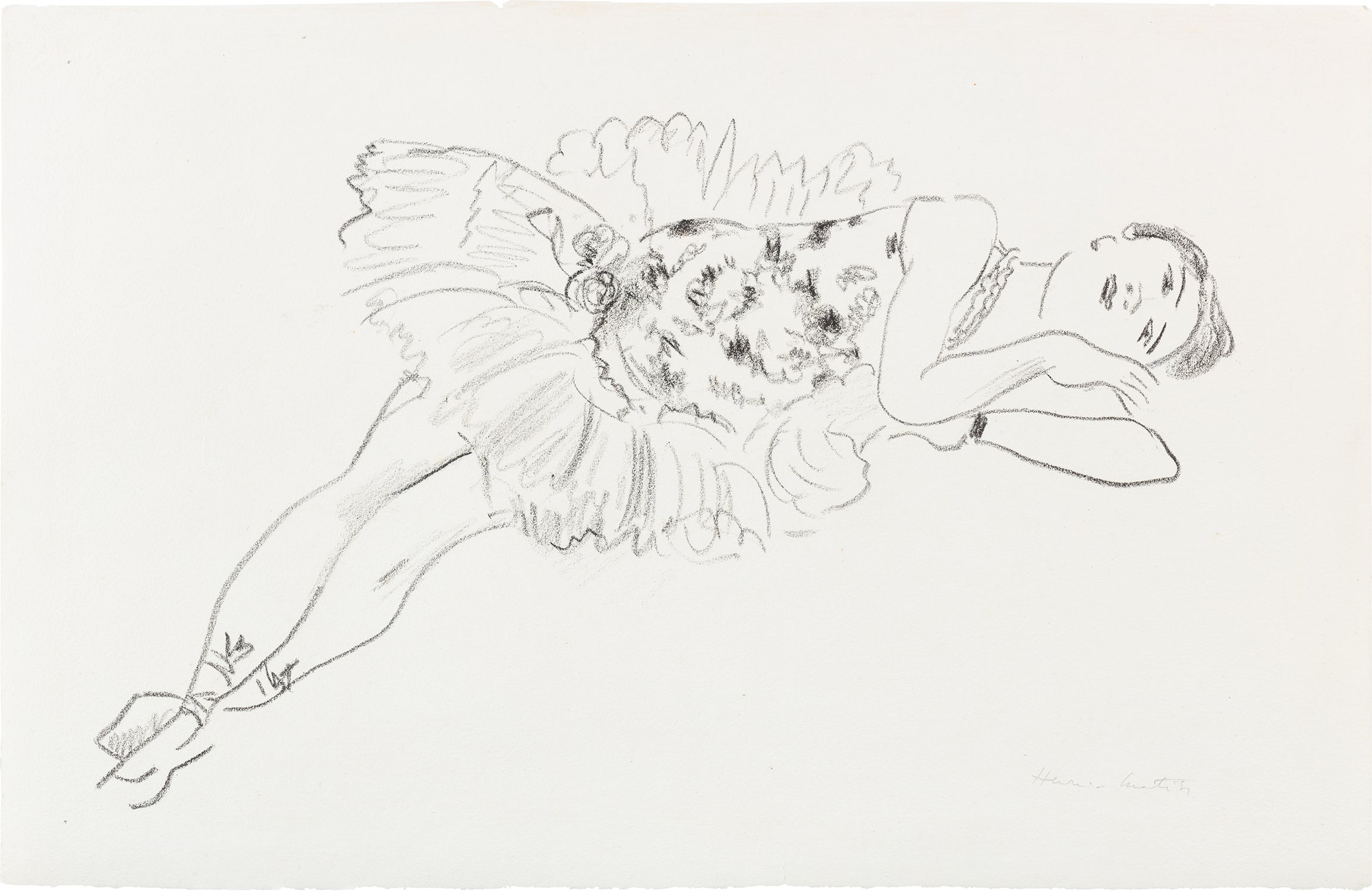 Danseuse étendue (Dancer Extended), from Dix Danseuses (Ten Dancers) (D. 488)