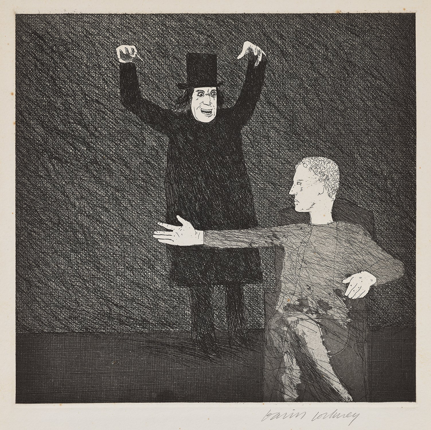 Inside the Castle, from Illustrations for Six Fairy Tales from the Brothers Grimm (S.A.C. 96, M.C.A.T. 93)