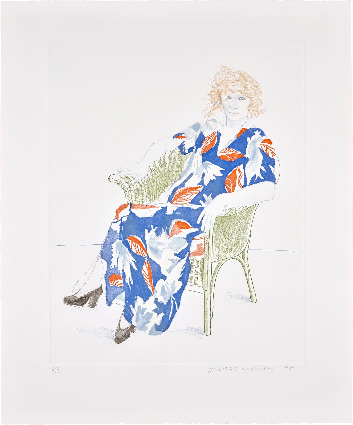 Celia in a Wicker Chair (M.C.A.T. 158)