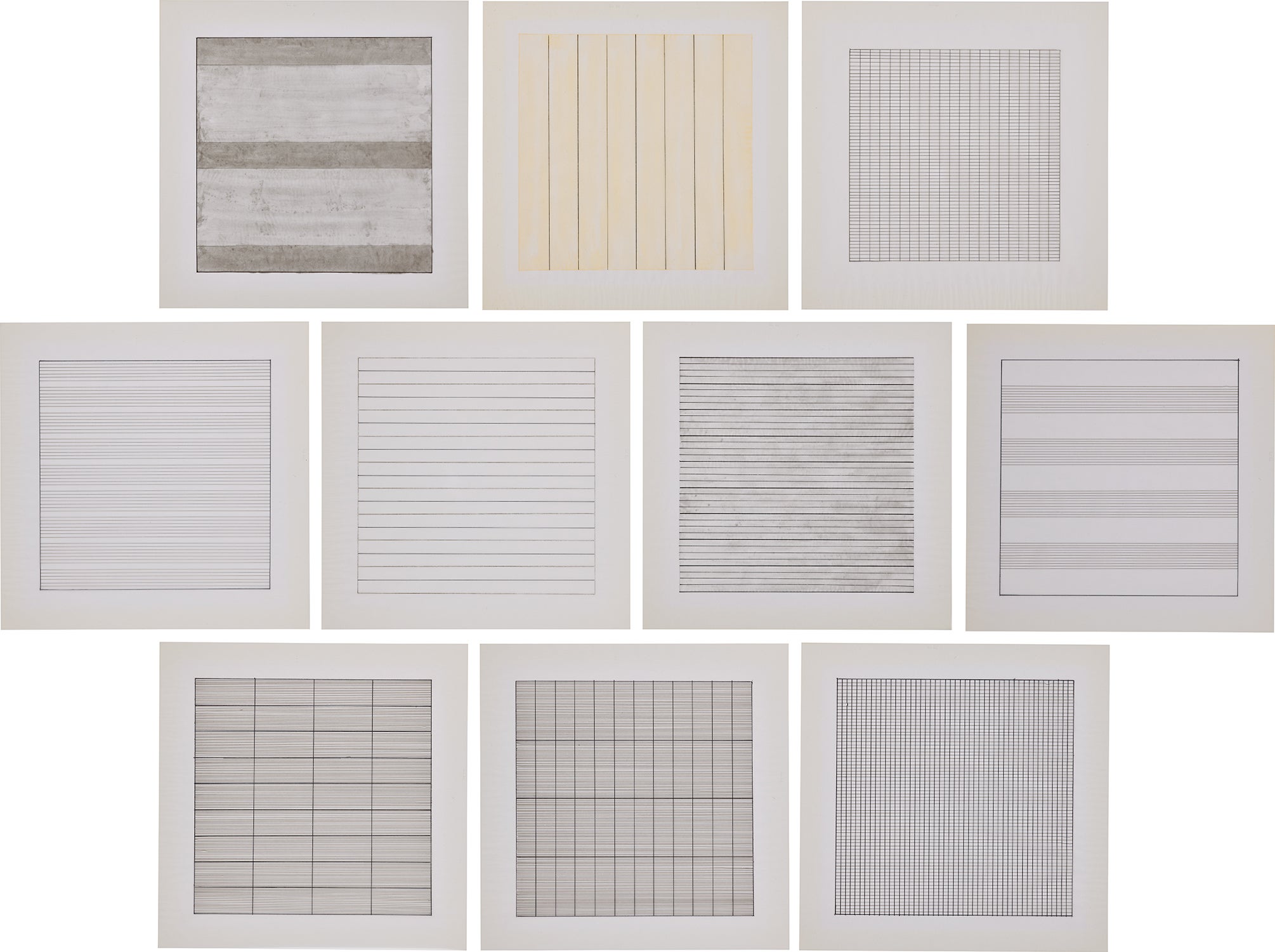 Agnes Martin Editions & Works on Paper