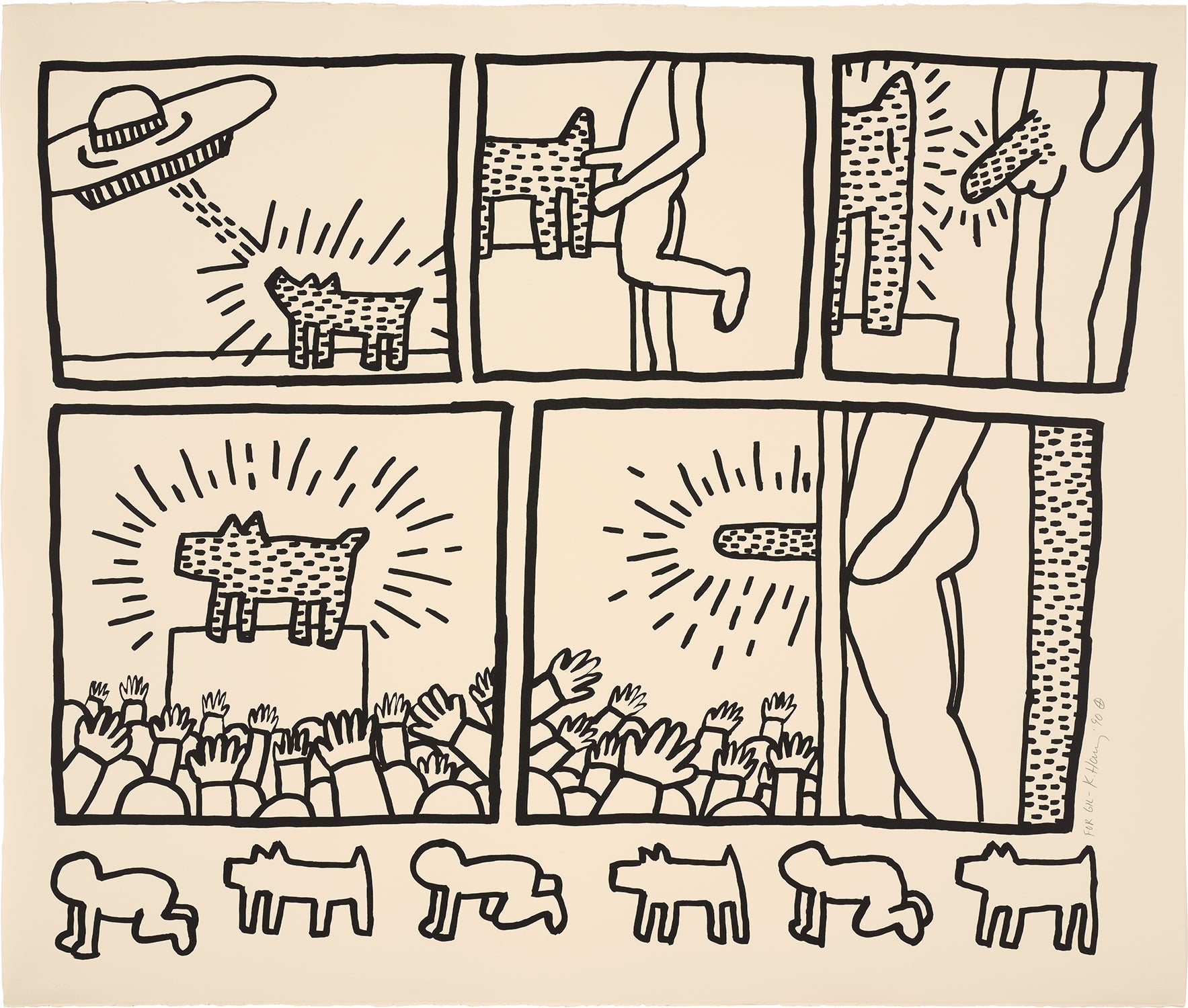 Keith Haring Editions & Works on Paper