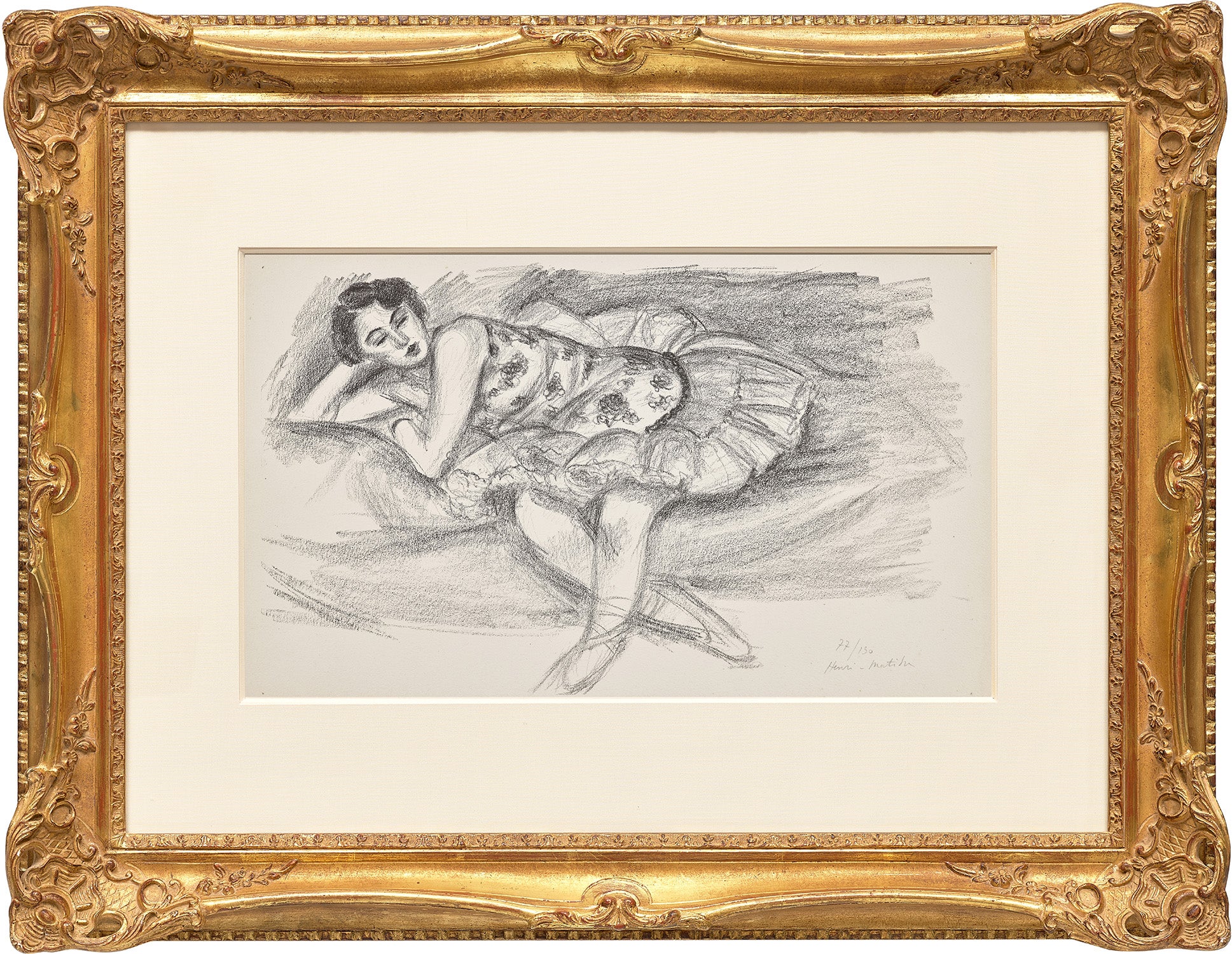 Danseuse au divan pilée en deux (Dancer on a Folded Divan), from Dix danseuses (Ten Dancers) (D. 489)