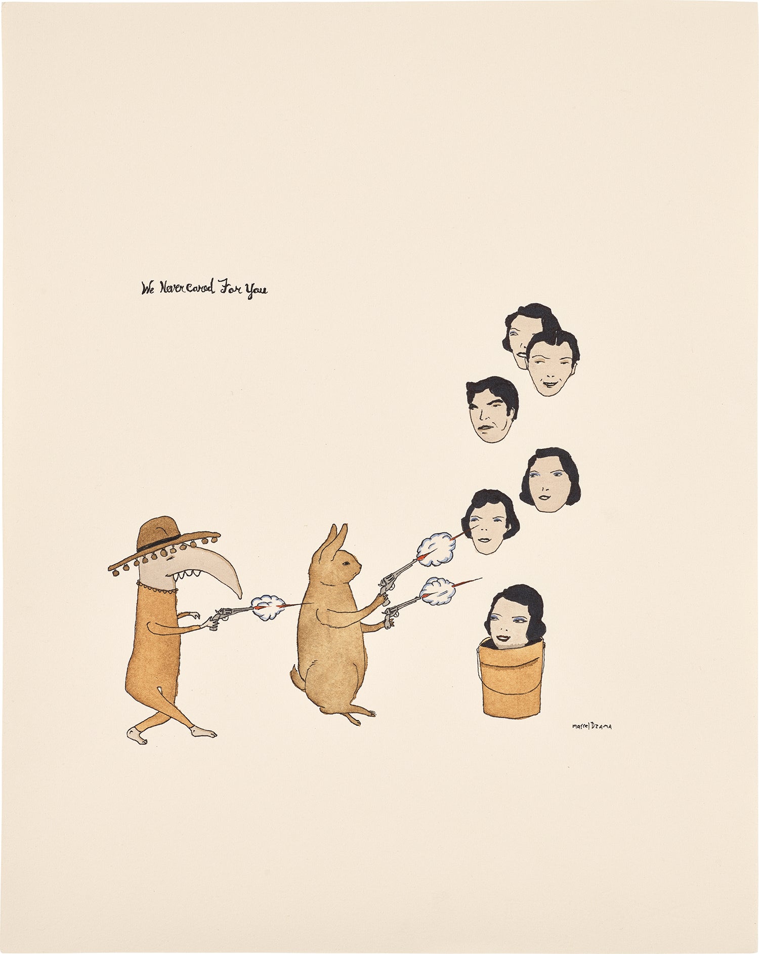 Marcel Dzama Editions & Works on Paper