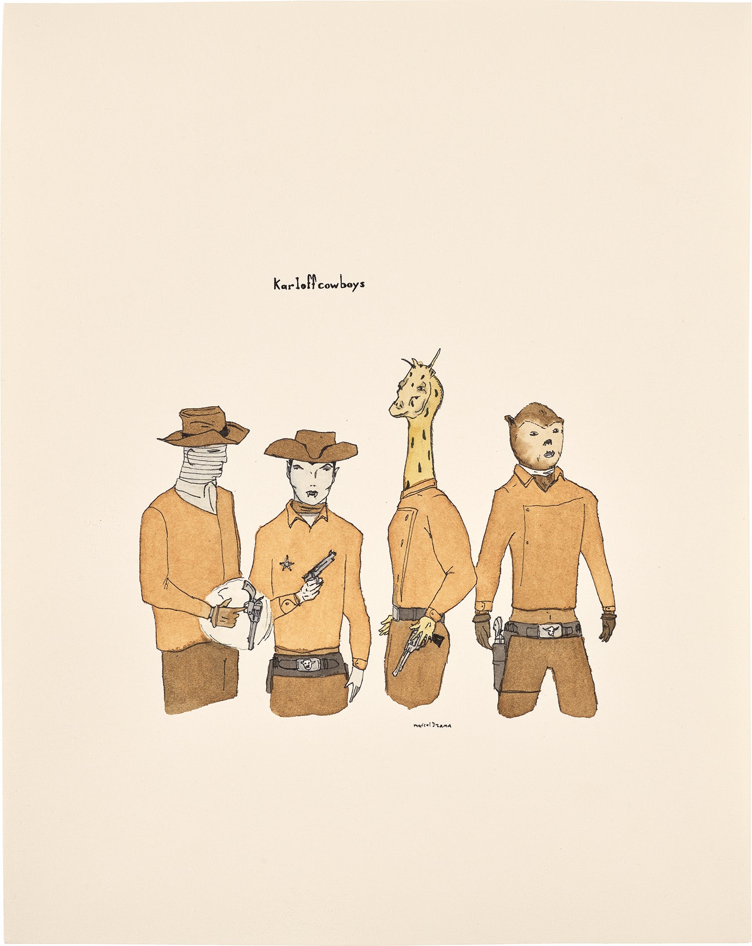 Marcel Dzama Editions & Works on Paper