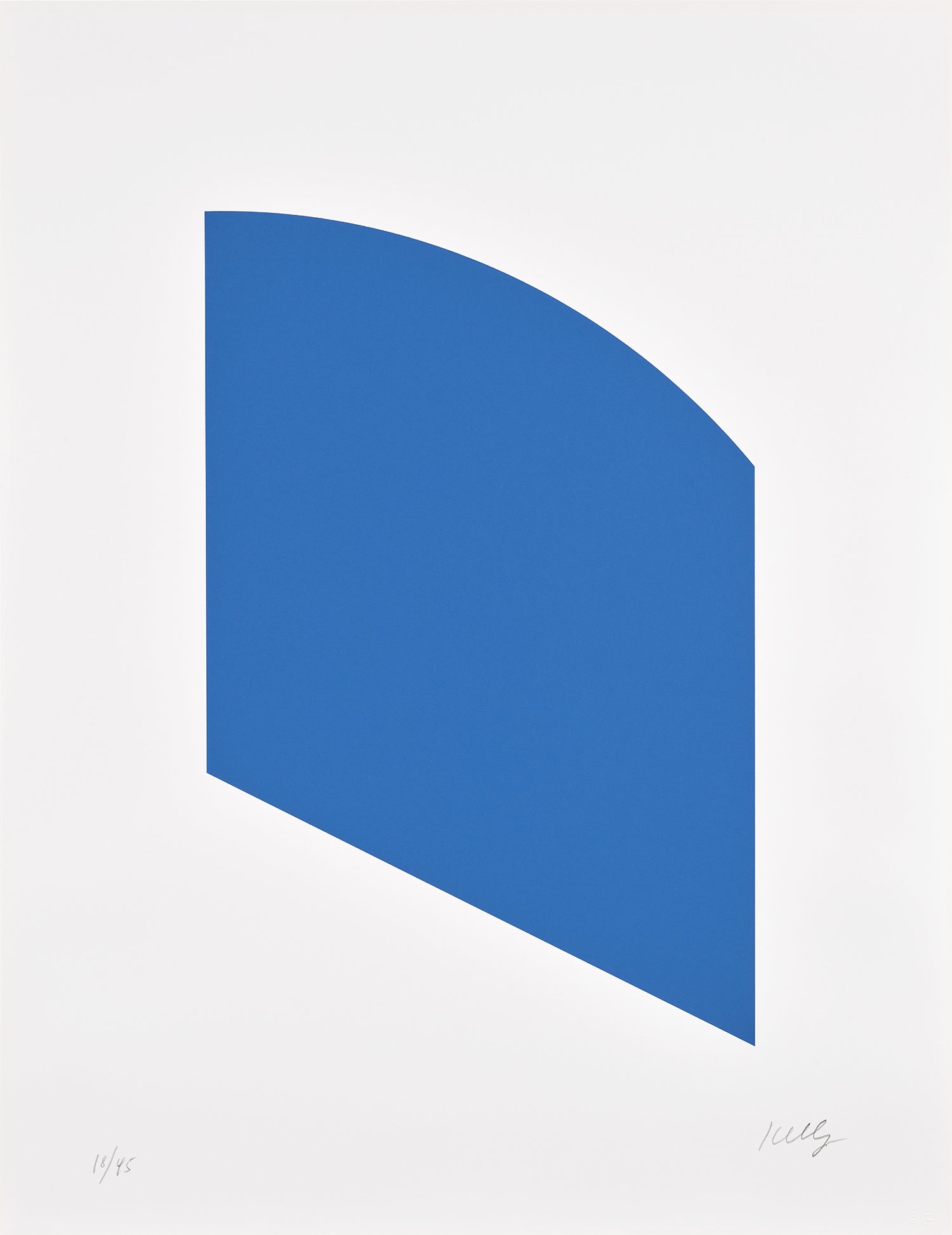 Blue, from Fourth Curve Series
