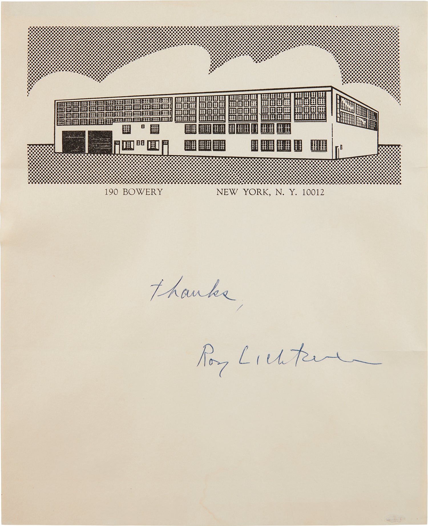 Real Estate (Inscribed letterhead)