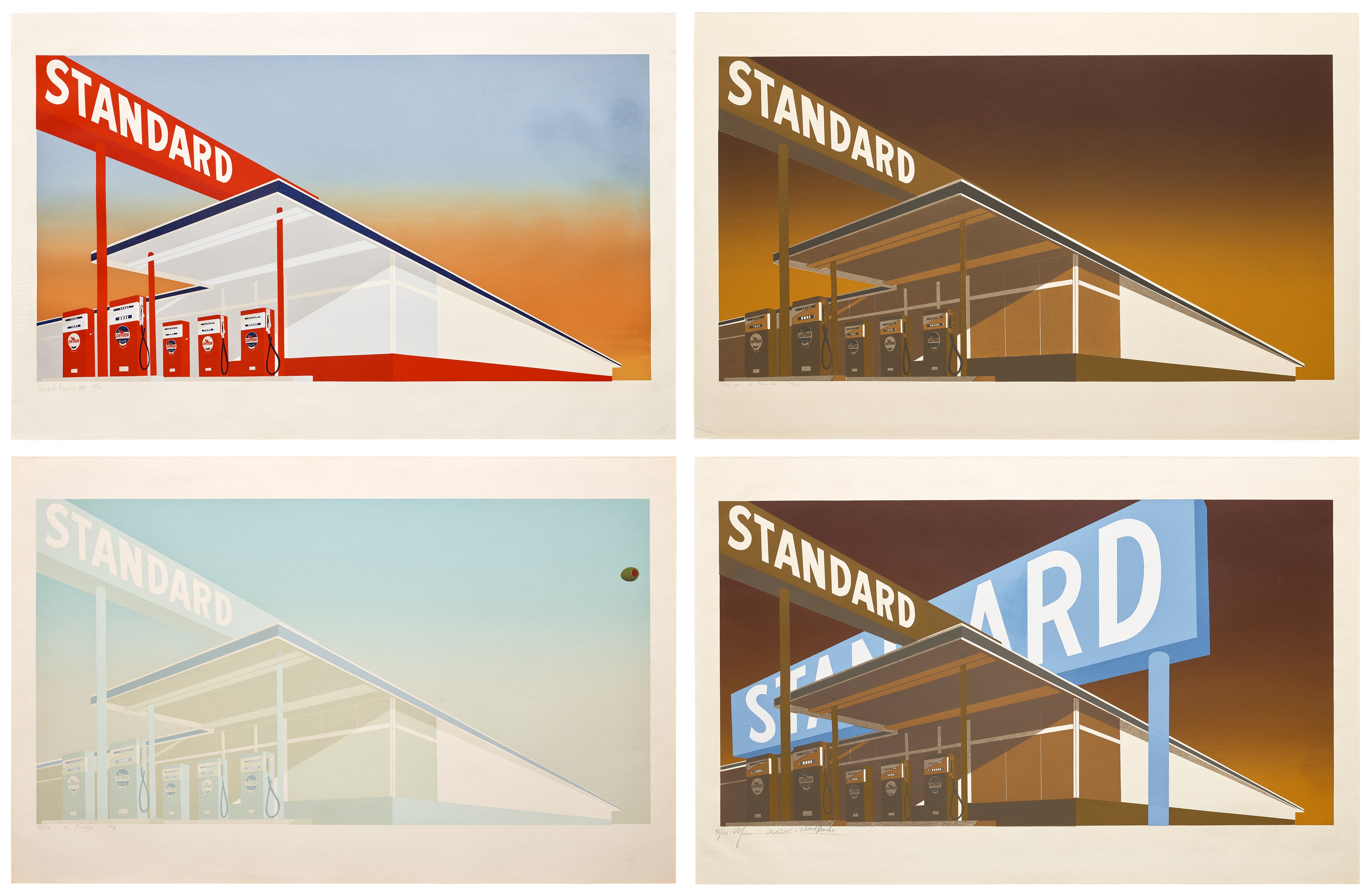 DEMAND GURSKY RUSCHA：GROSSE ILLUSIONEN Ed Ruscha Editions & Works on Paper
