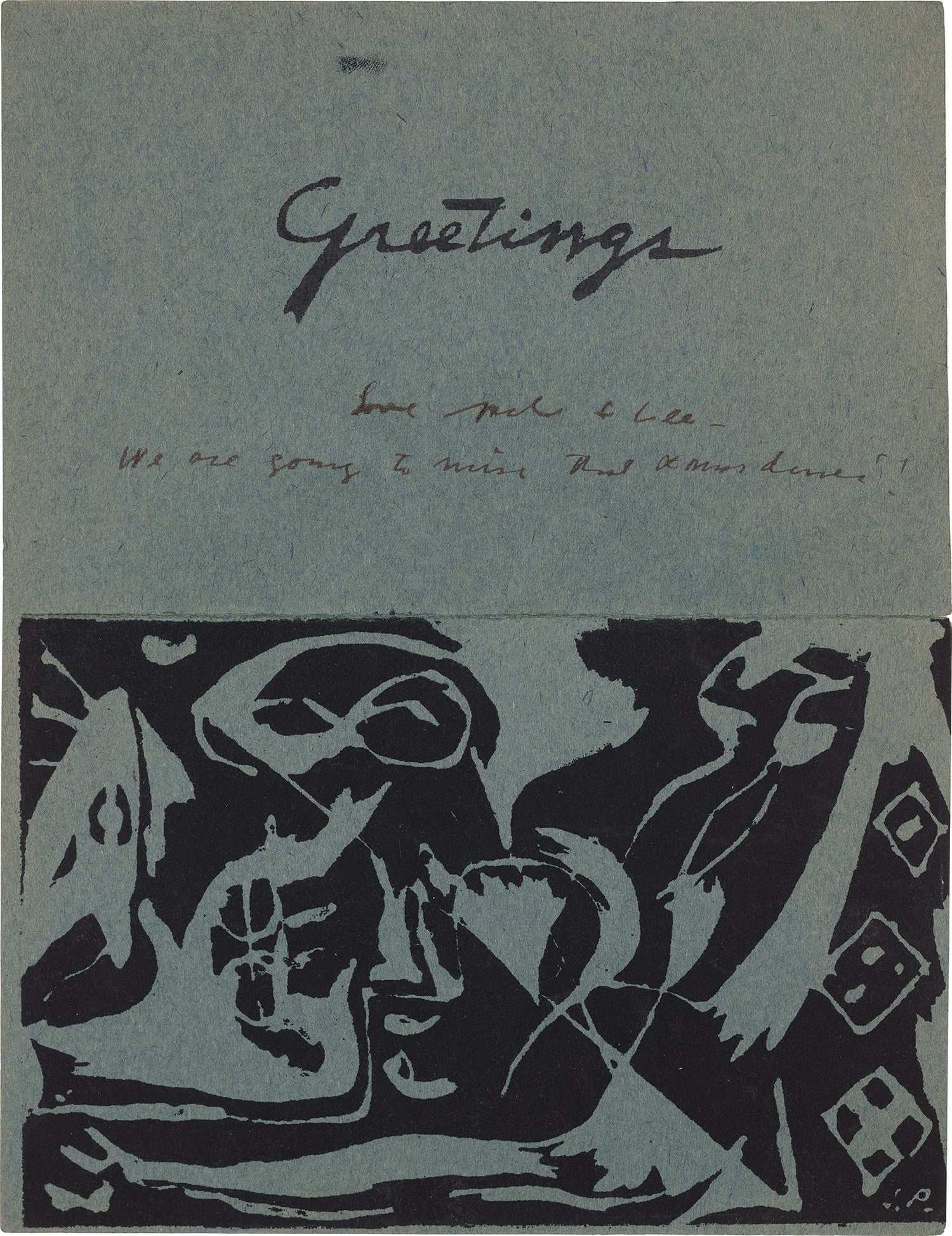 Greeting Card (O'C. & T. 1088)