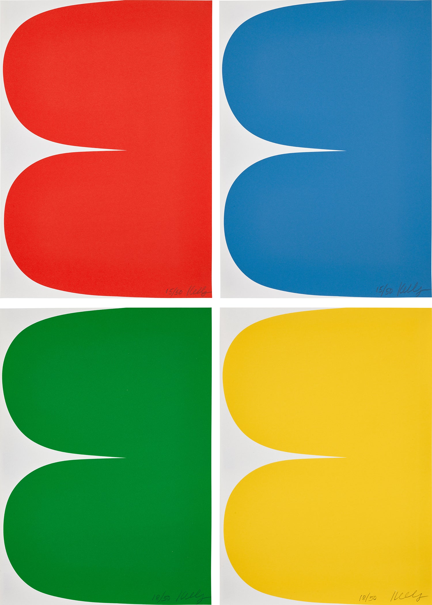 Red Curves; Blue Curves; Green Curves; and Yellow Curves