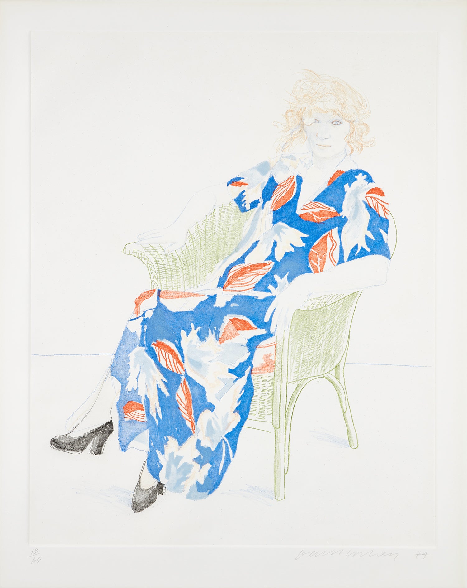 Celia in a Wicker Chair (M.C.A.T. 158)
