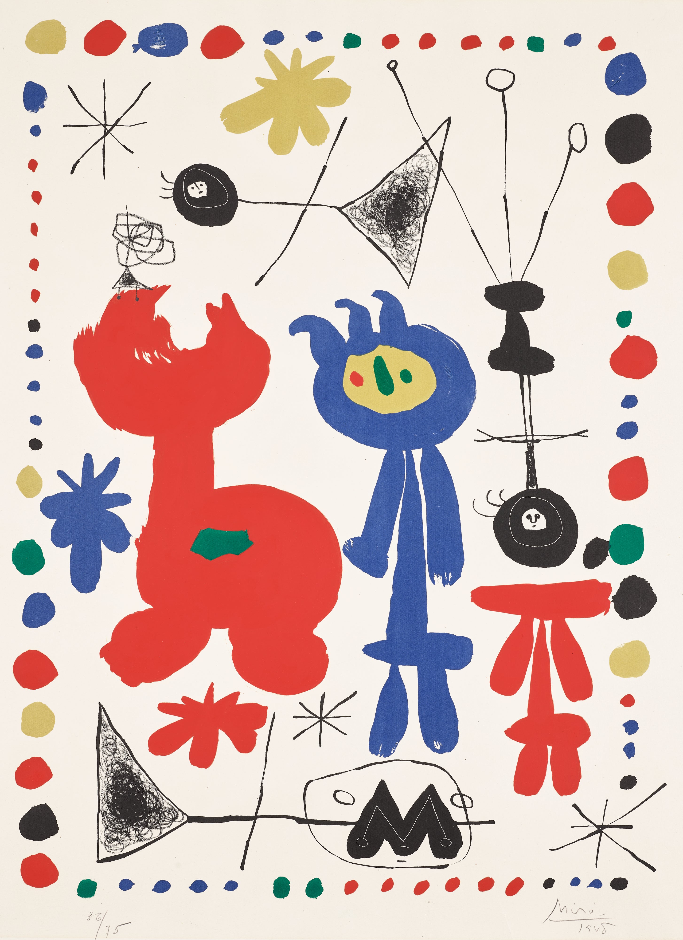 Joan Miró: 拍賣品，即將舉行的拍賣及過去拍賣成績