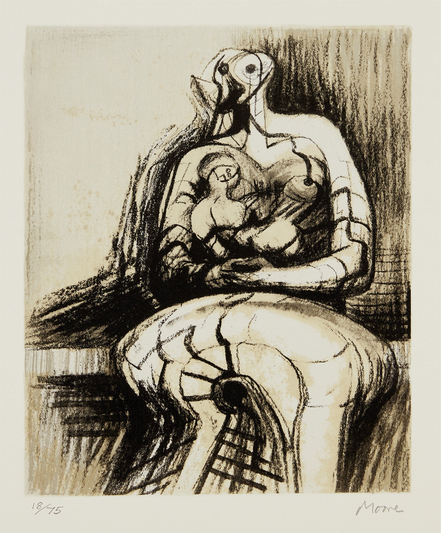 Seated Mother and Child (C. 437)
