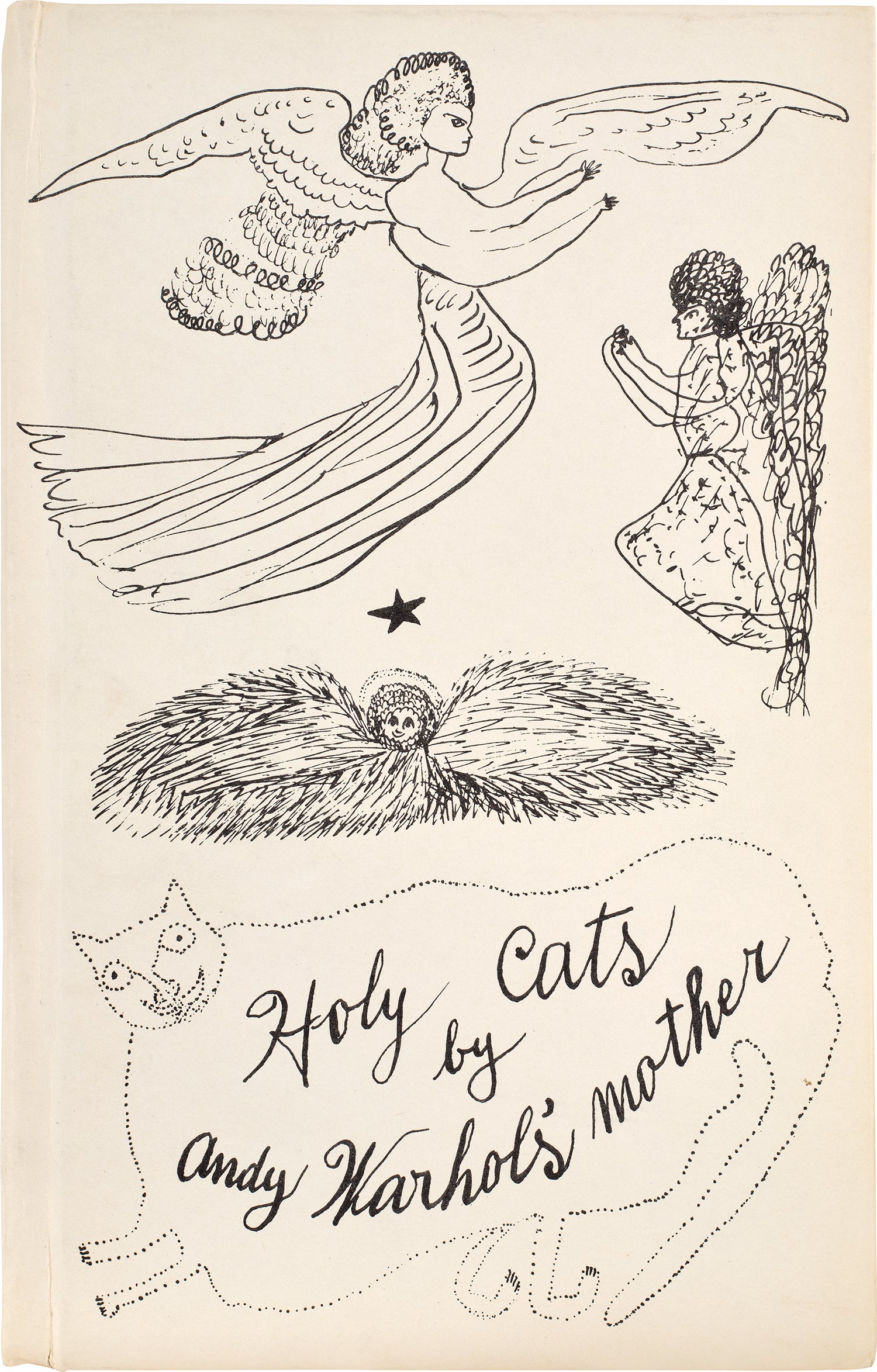 アート・デザイン・音楽 Holy cats by Andy Warhol's mother Andy Warhol Editions & Works on Paper