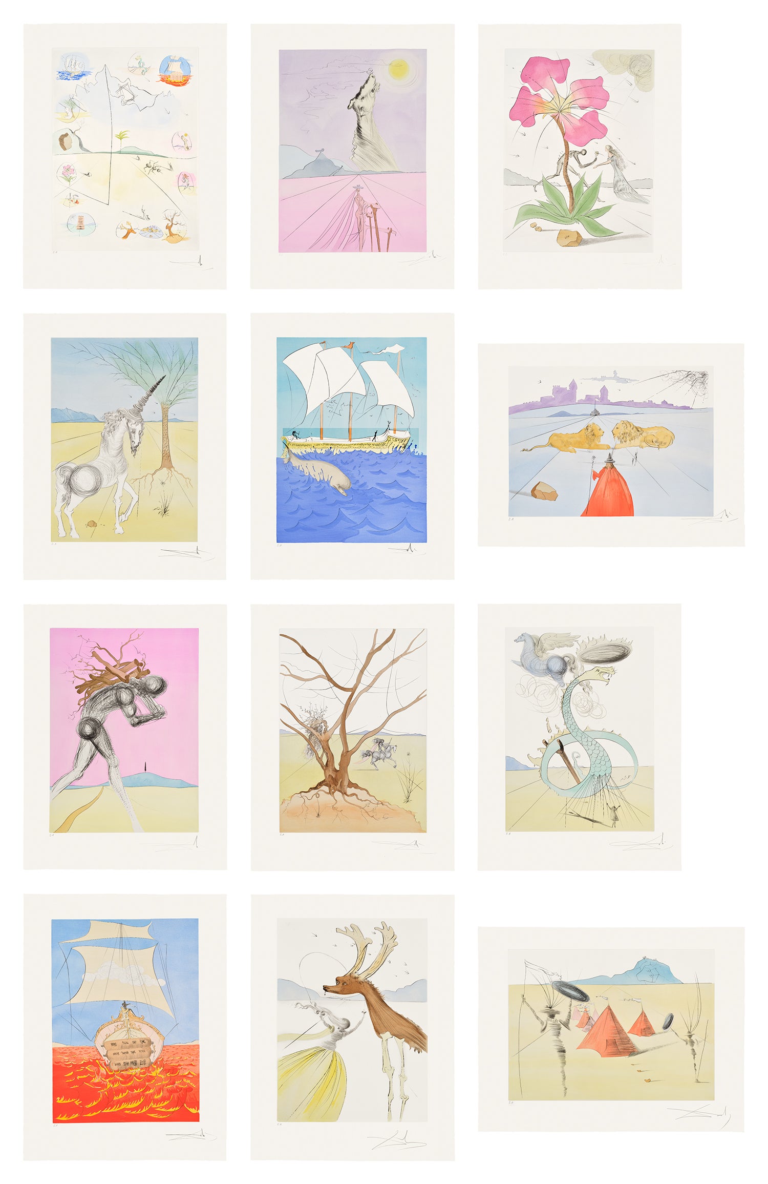 Salvador Dalí Editions & Works on Paper