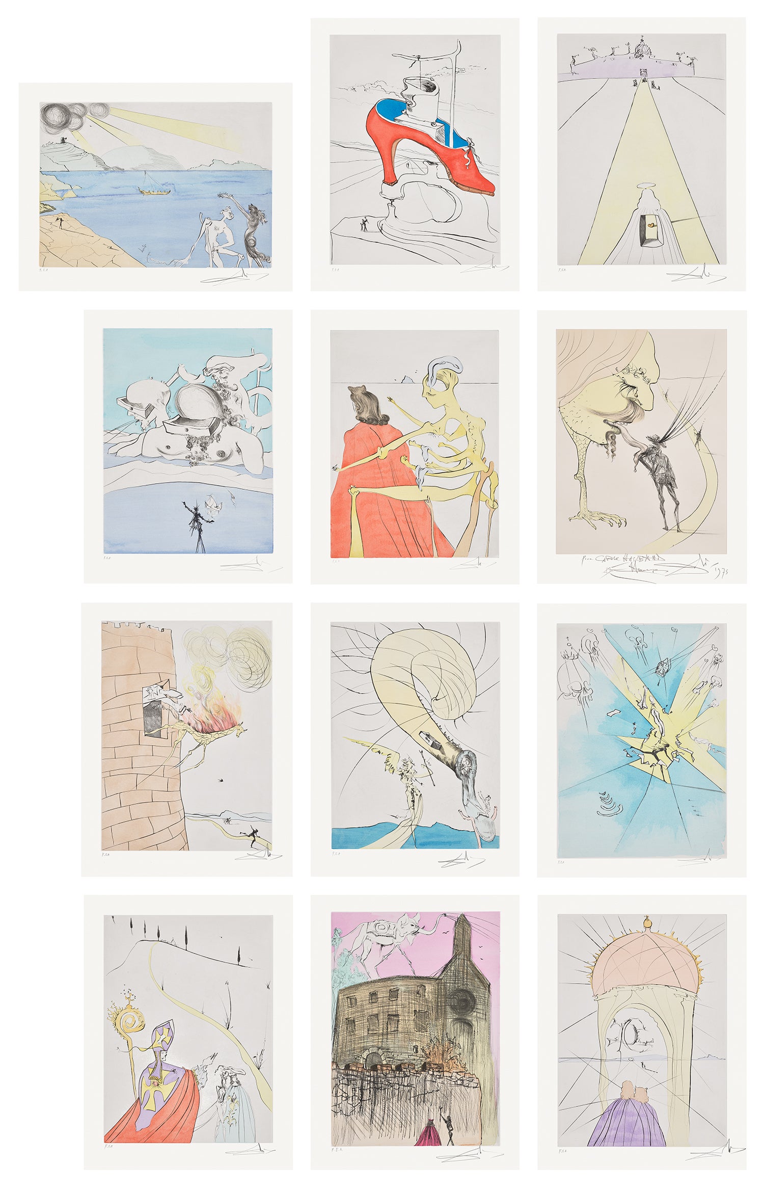 Salvador Dalí Editions & Works on Paper