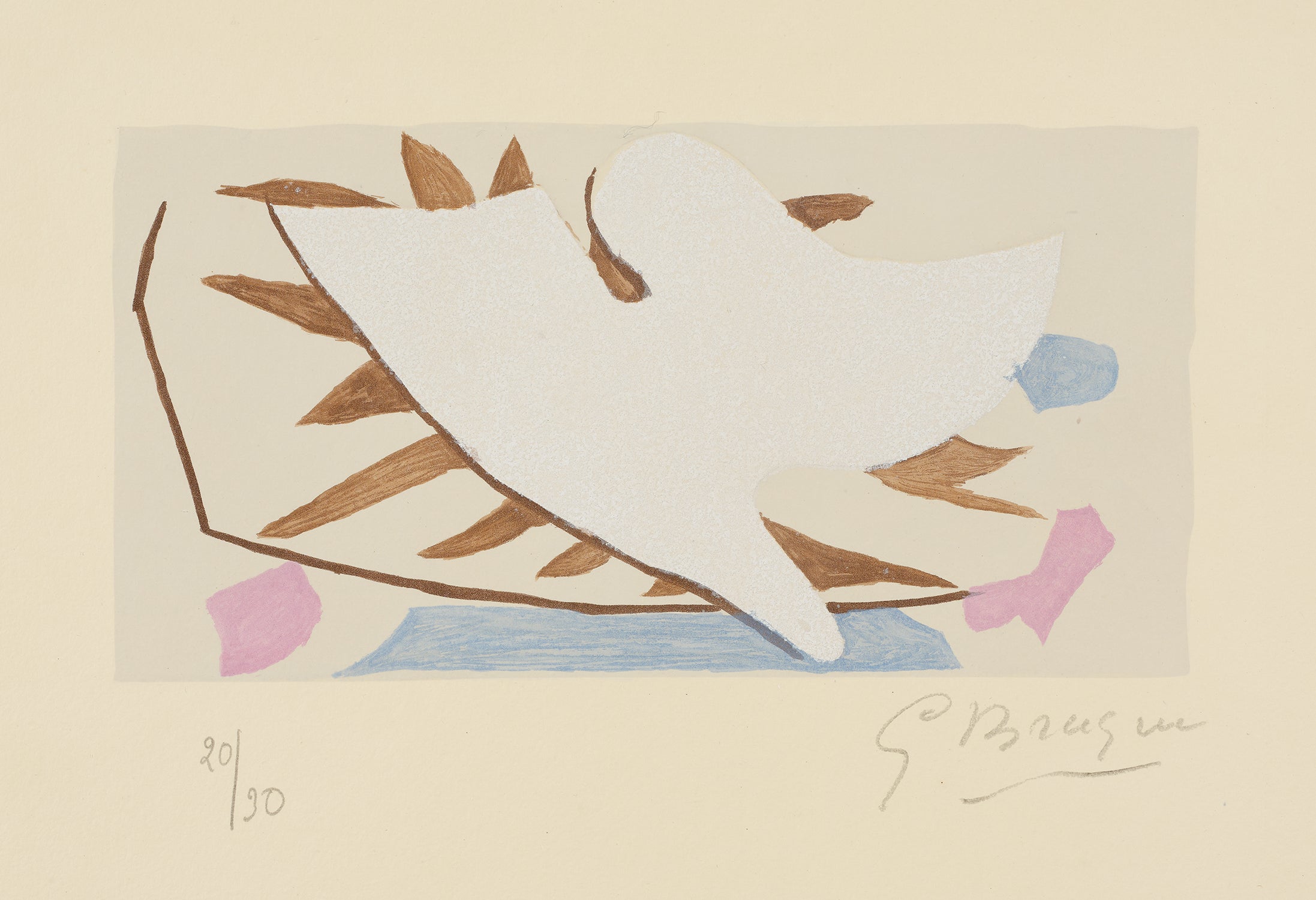 L'Ordre des oiseaux (The Order of Birds): one plate (see V. 182)
