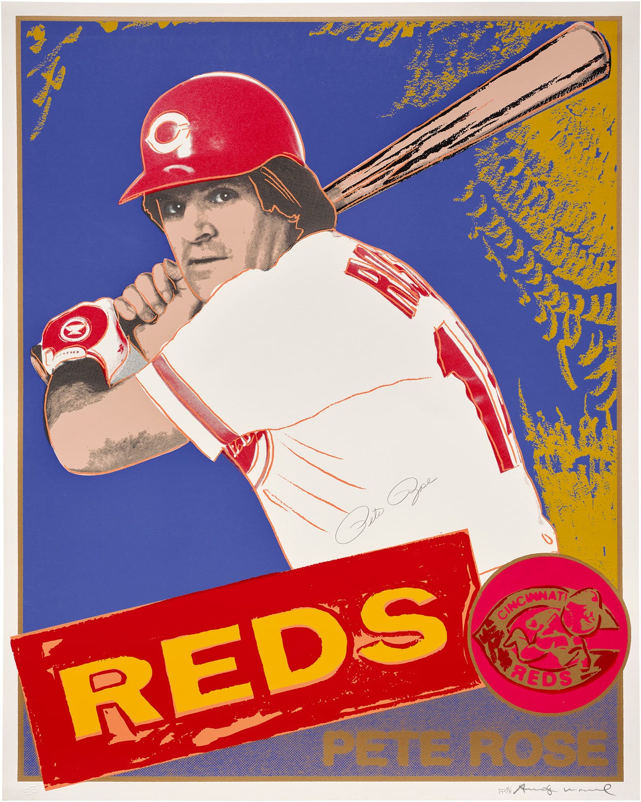 <p><strong>ANDY WARHOL </strong><em>Pete Rose,</em> $20,000 - 25,000</p>
