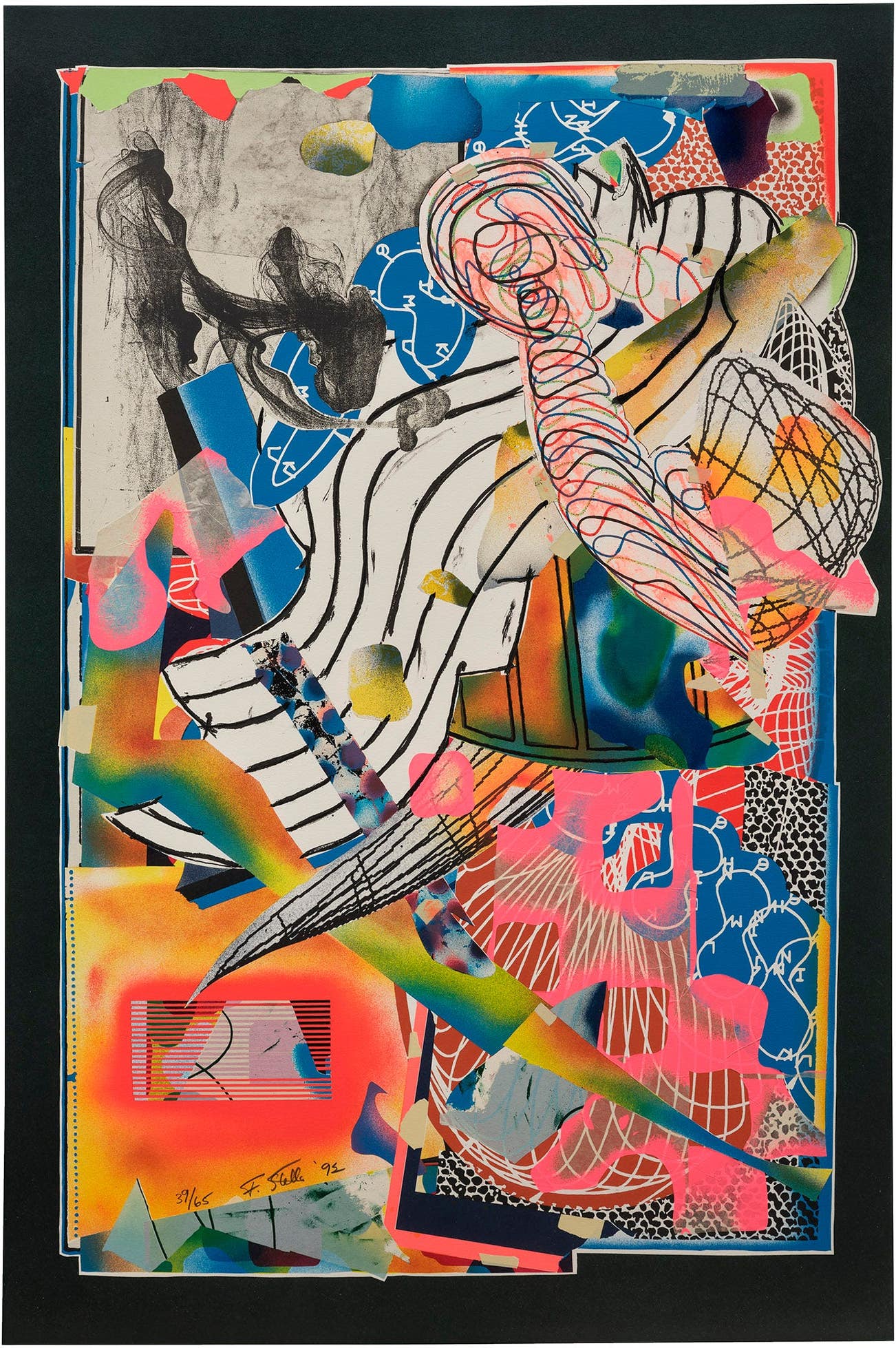 <p><strong>FRANK STELLA</strong> <em>The Candles, </em>$15,000-25,000</p>