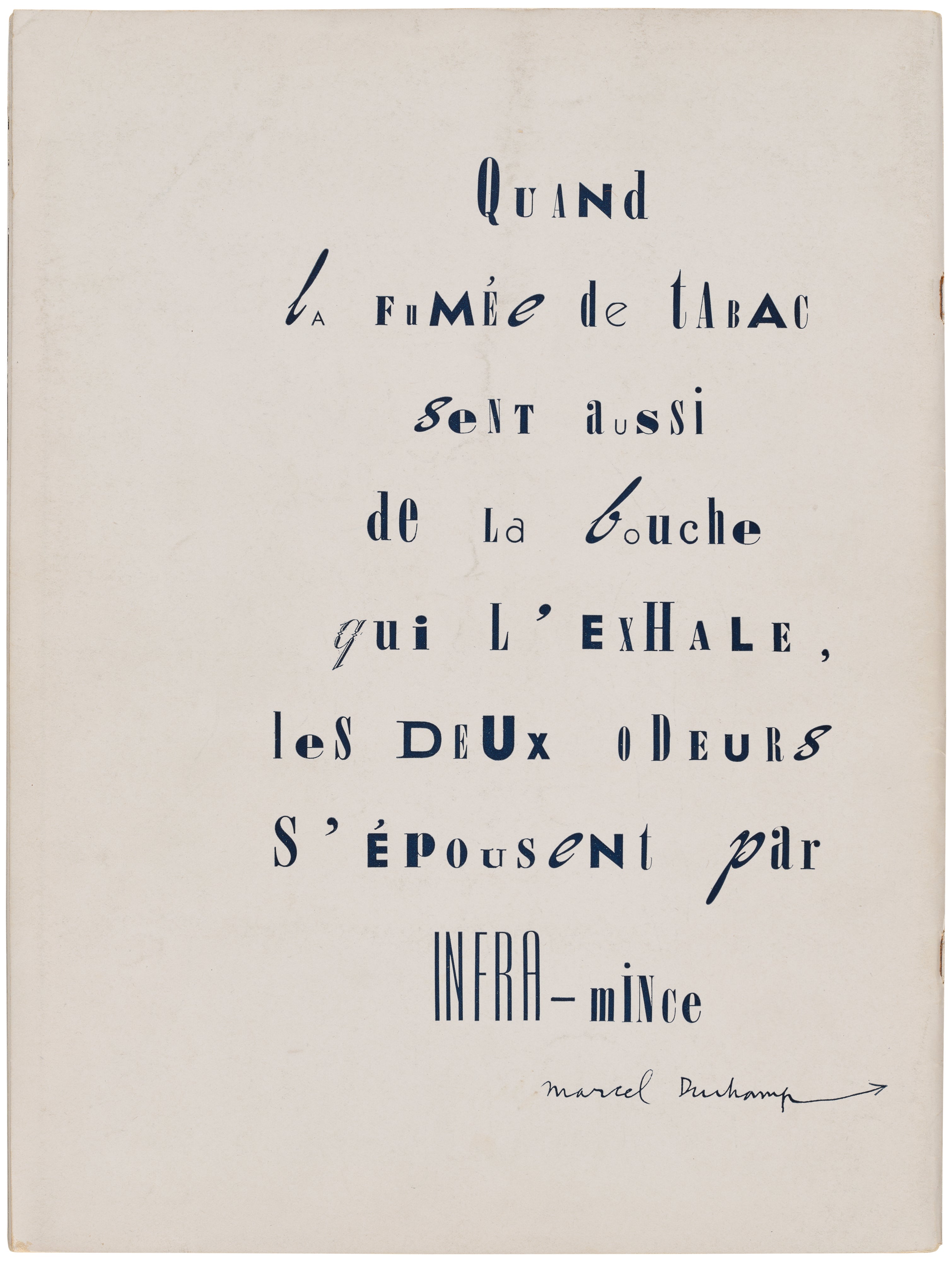 Marcel Duchamp DUCHAMP & COMPANY, Curated by Francis M. Naumann