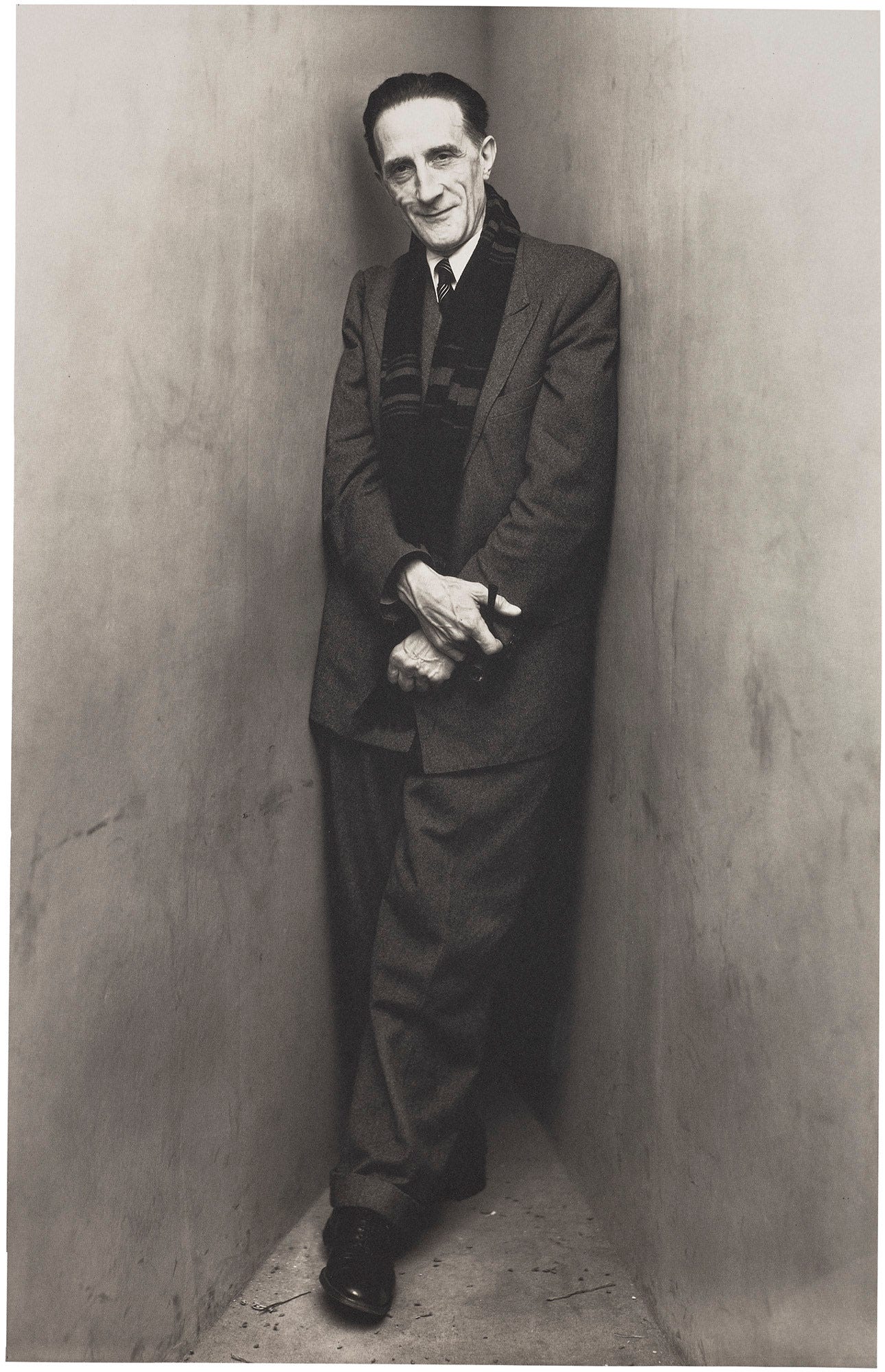<p><strong>IRVING PENN</strong> <em>Marcel Duchamp, New York, April 30,</em> $30,000–40,000</p>