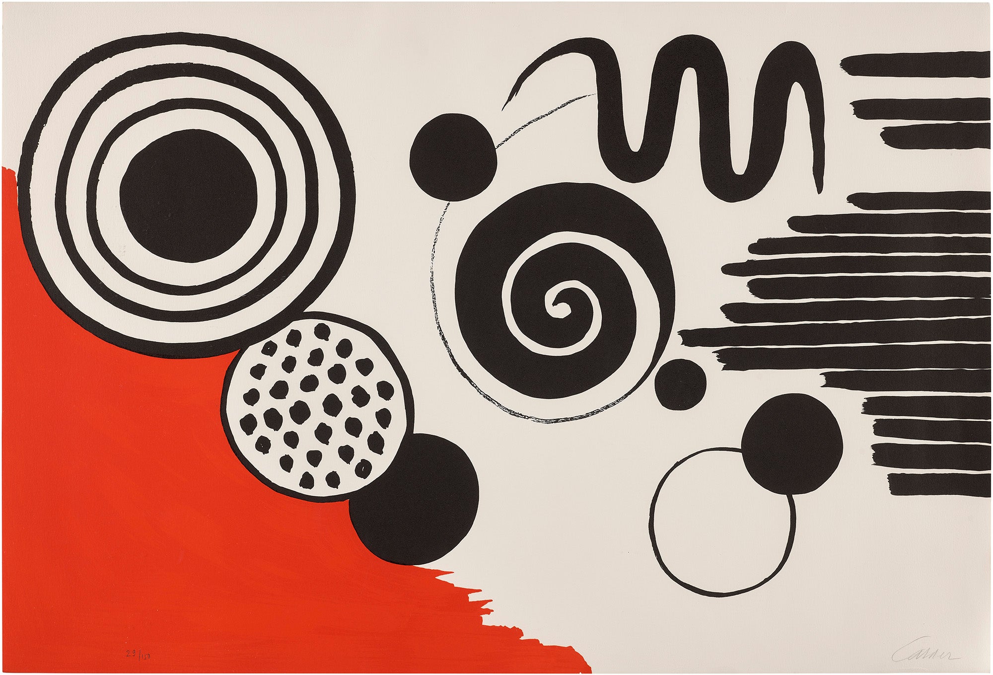 <p><strong>ALEXANDER CALDER</strong> <em>The Way of the World, </em>$3,000-5,000</p>
