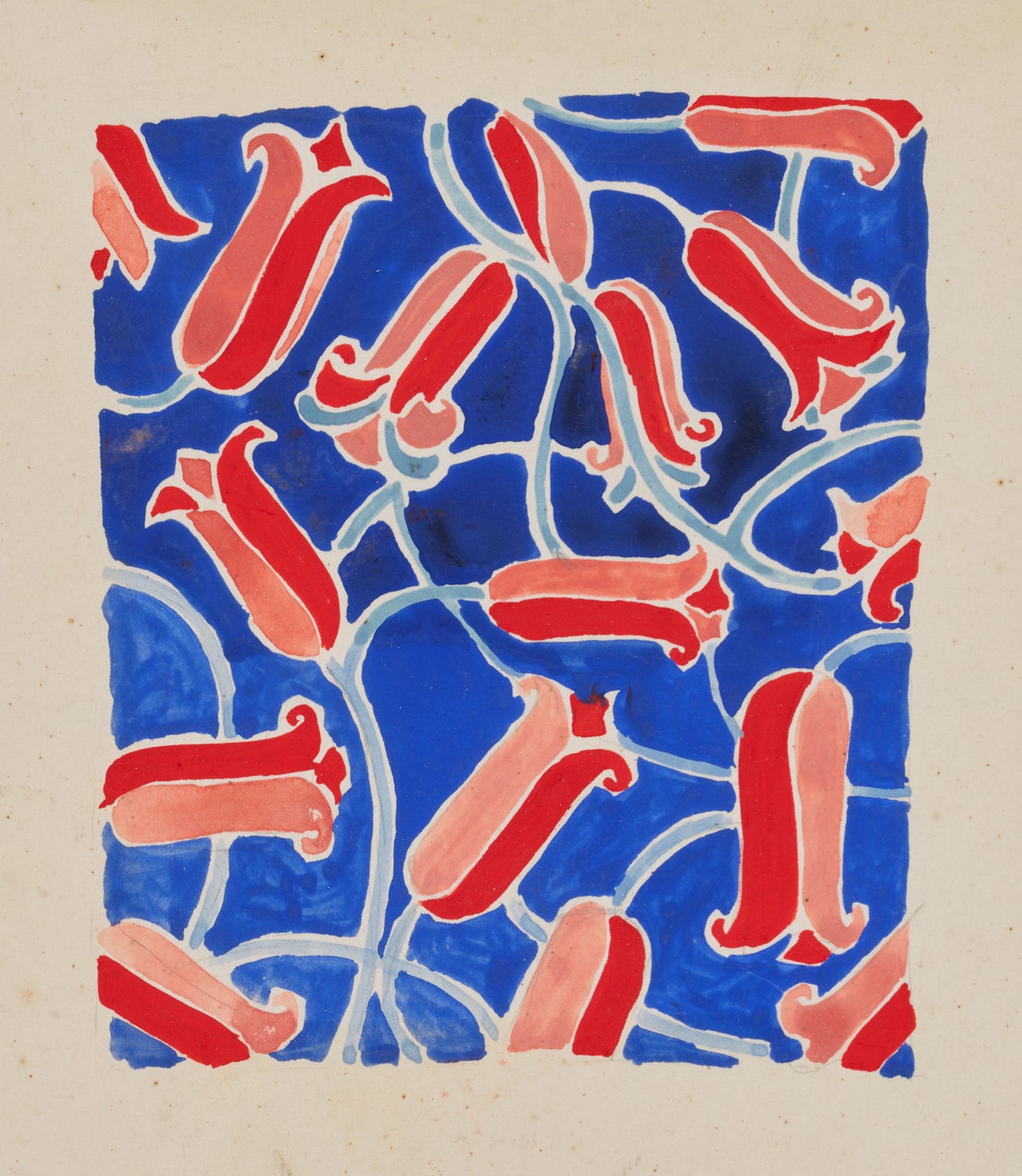 <p><strong>SONIA DELAUNAY</strong><em> Projet de Tissus (Fabric Project)</em>, $3,000 – 5,000</p>