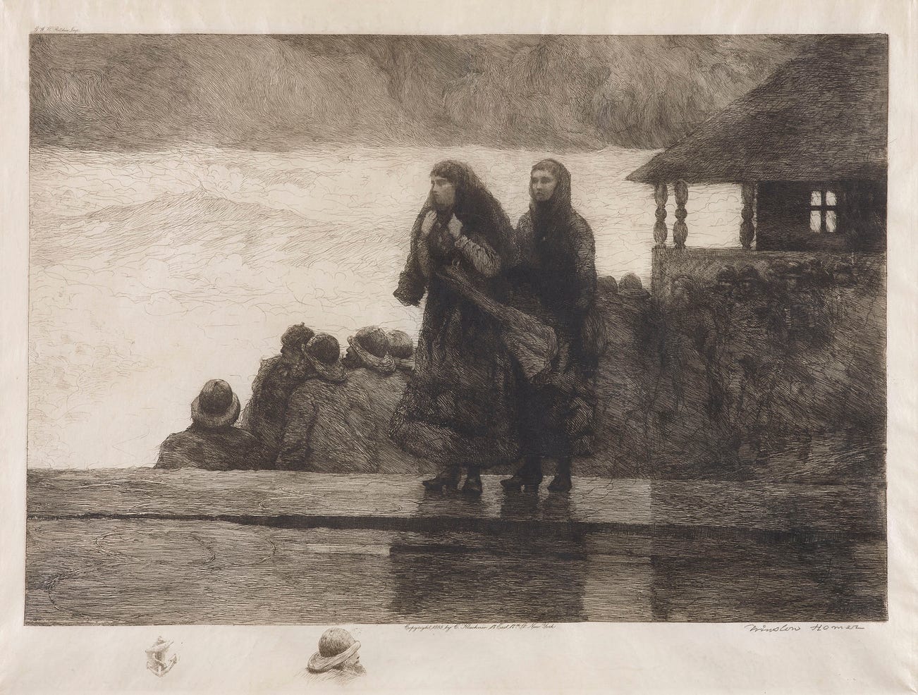 <p><strong>WINSLOW HOMER</strong> <em>Perils of the Sea, </em>$30,000 &ndash; 40,000</p>
