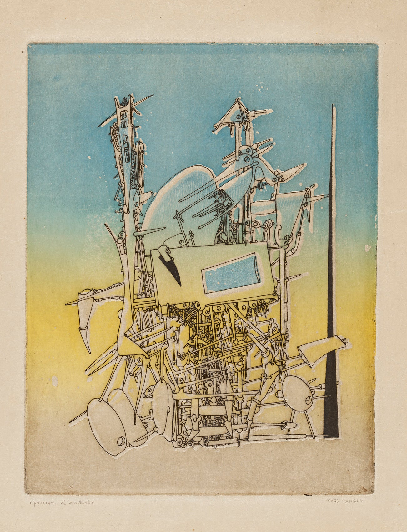 <p><strong>YVES TANGUY</strong> <em>Untitled, from Le Grand Passage, </em>$10,000 – 15,000</p>