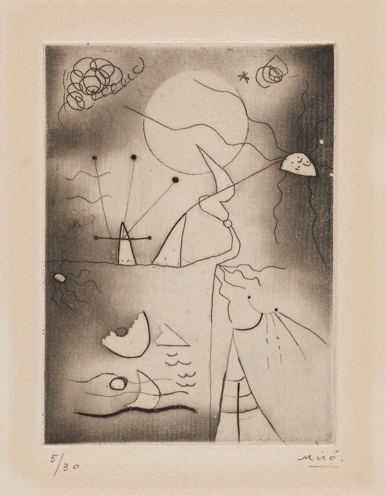 <p><strong>JOAN MIRÓ </strong><em>Paysage meurtrier (Murderous Landscape),</em> $6,000 – 8,000</p>
