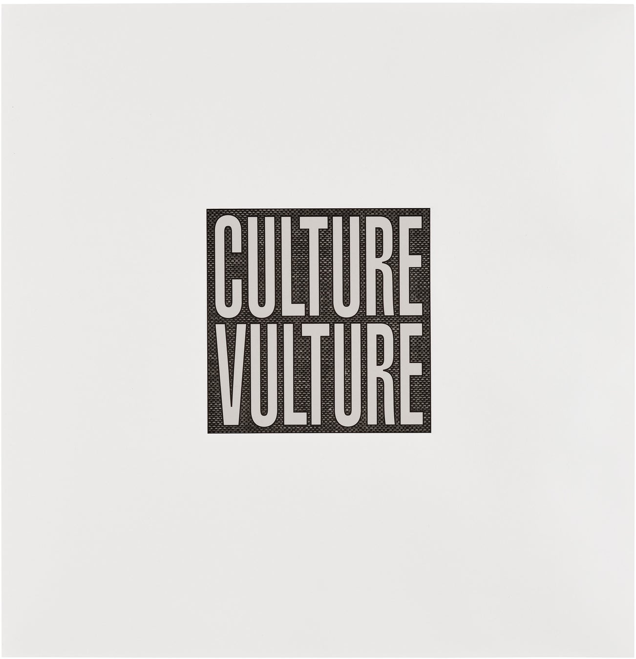 <p><strong>BARBARA KRUGER</strong> <em>Culture Vulture, </em>$2,500-3,500</p>
