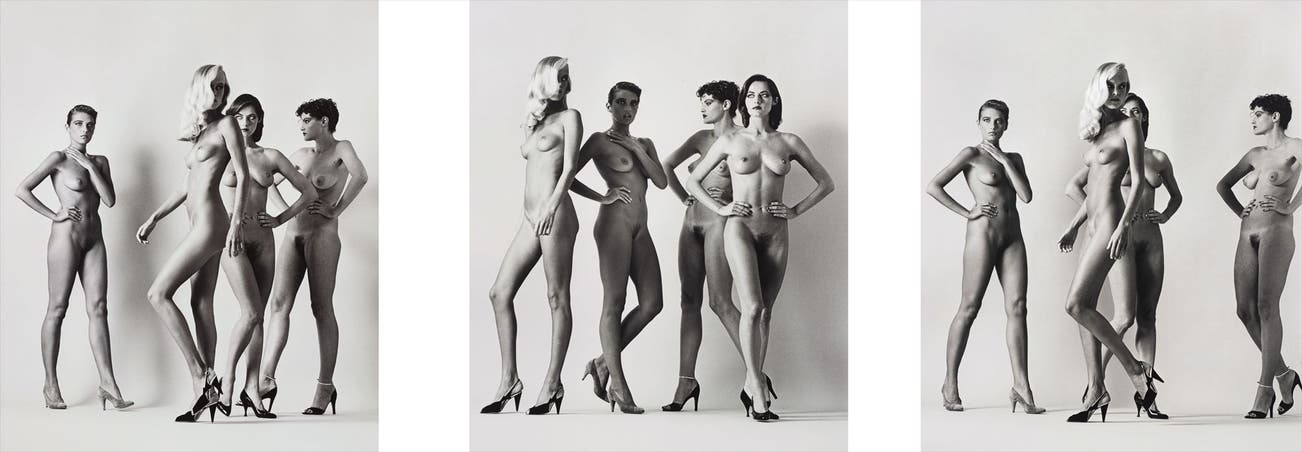 <b>HELMUT NEWTON</b> <i>Walking Women, Paris</i>, 1981