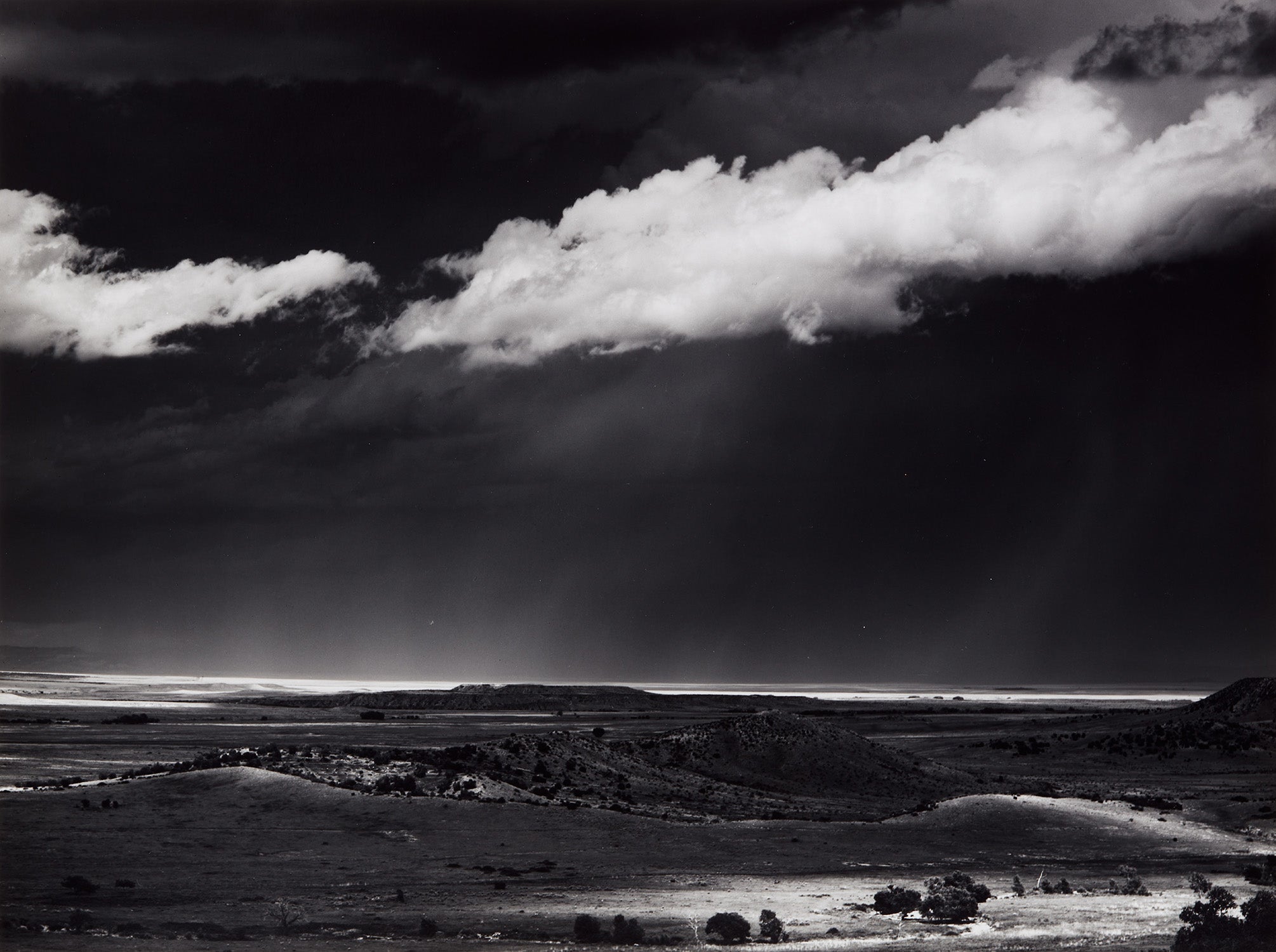Storm Over The Great Plains From Cimarron, New Mexico
