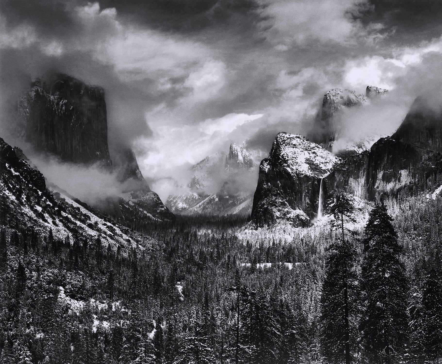 Clearing Winter Storm, Yosemite National Park, California