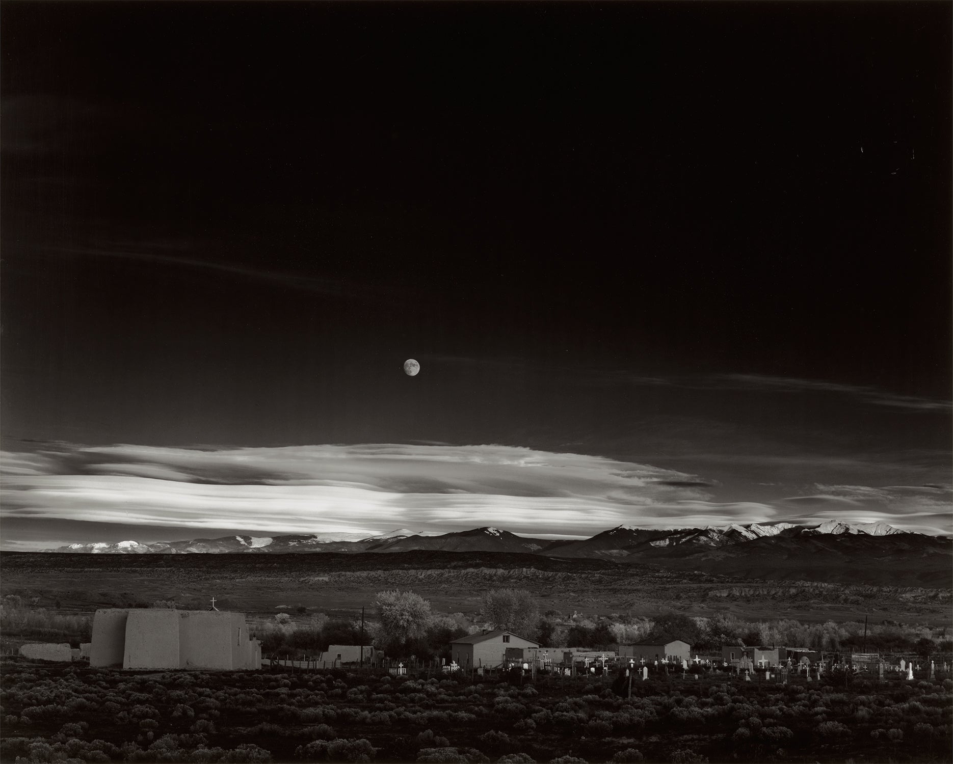 Moonrise, Hernandez, New Mexico