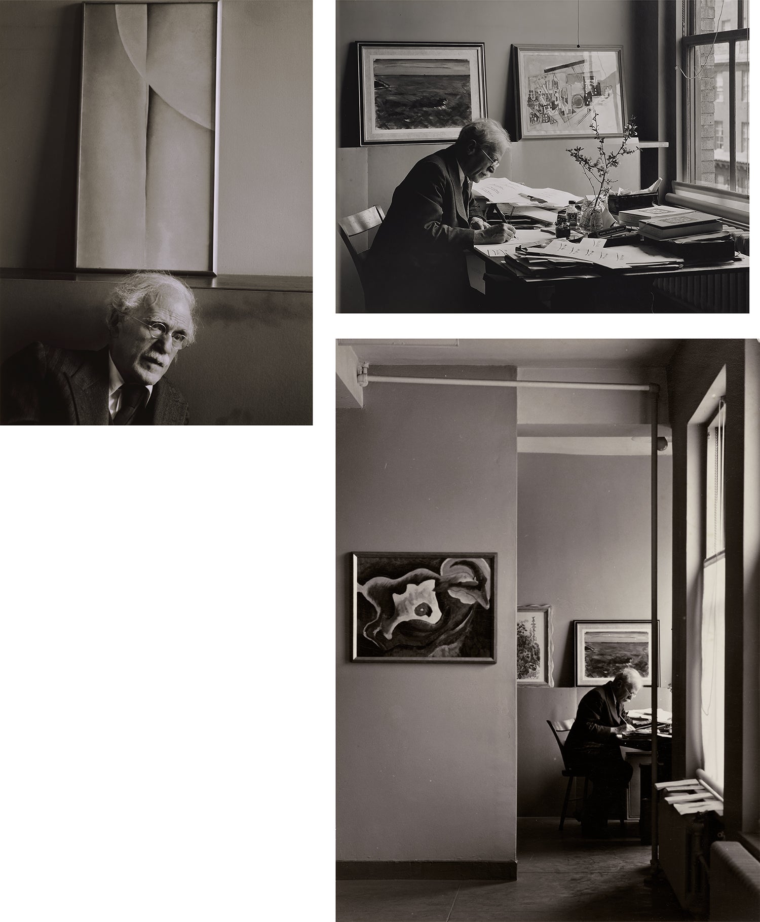 Selected Portraits of Alfred Stieglitz at An American Place, New York City